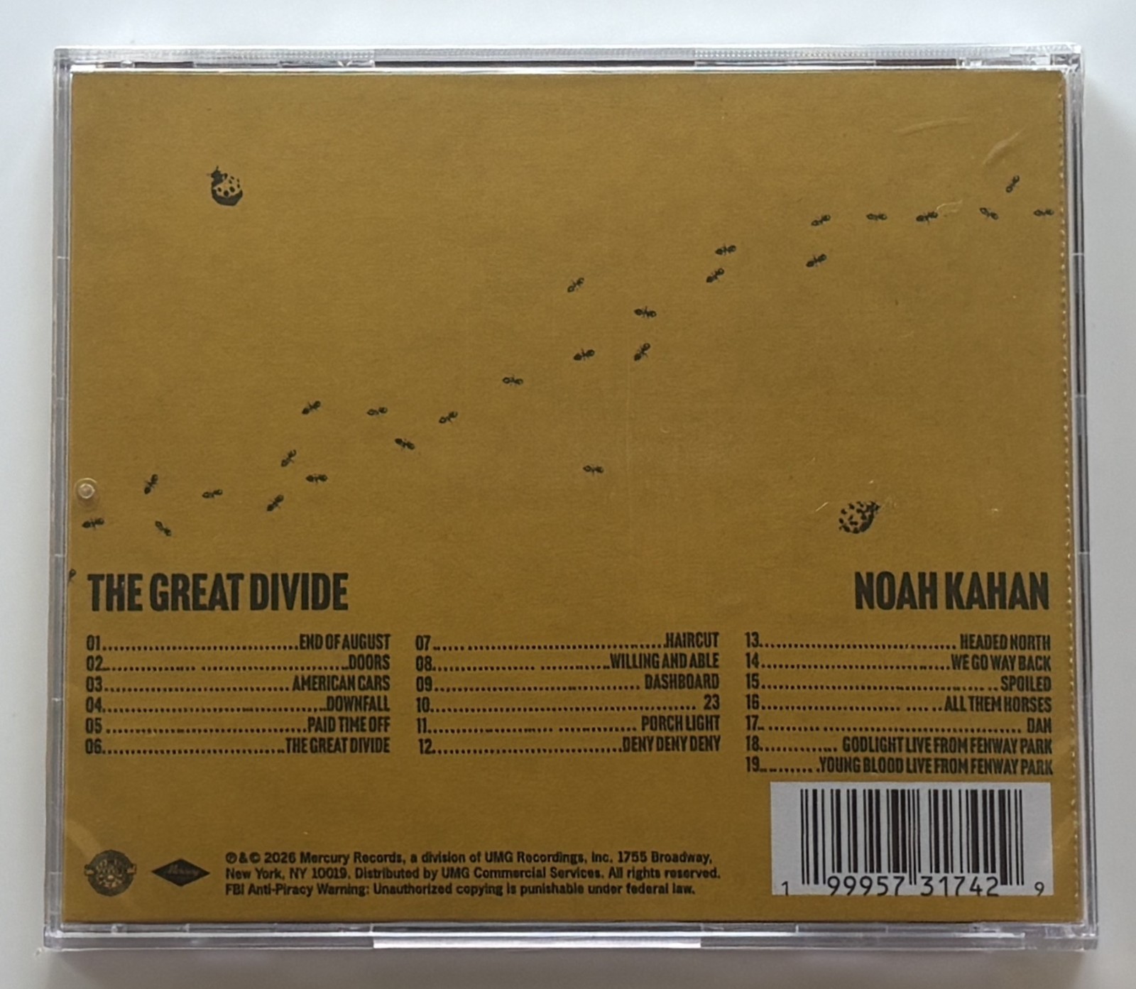 Noah Kahan - The Great Divide [Target Exclusive] (CD, 2026) *New/Sealed*