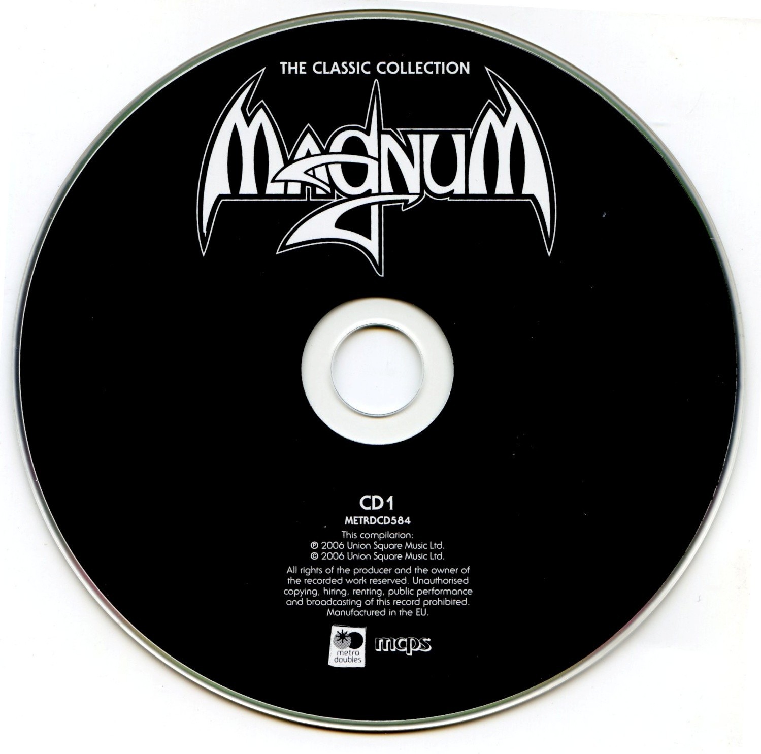 2 CD Magnum The Classic Collection Discs Excellent METRCD584 UK 2006 Heavy Rock