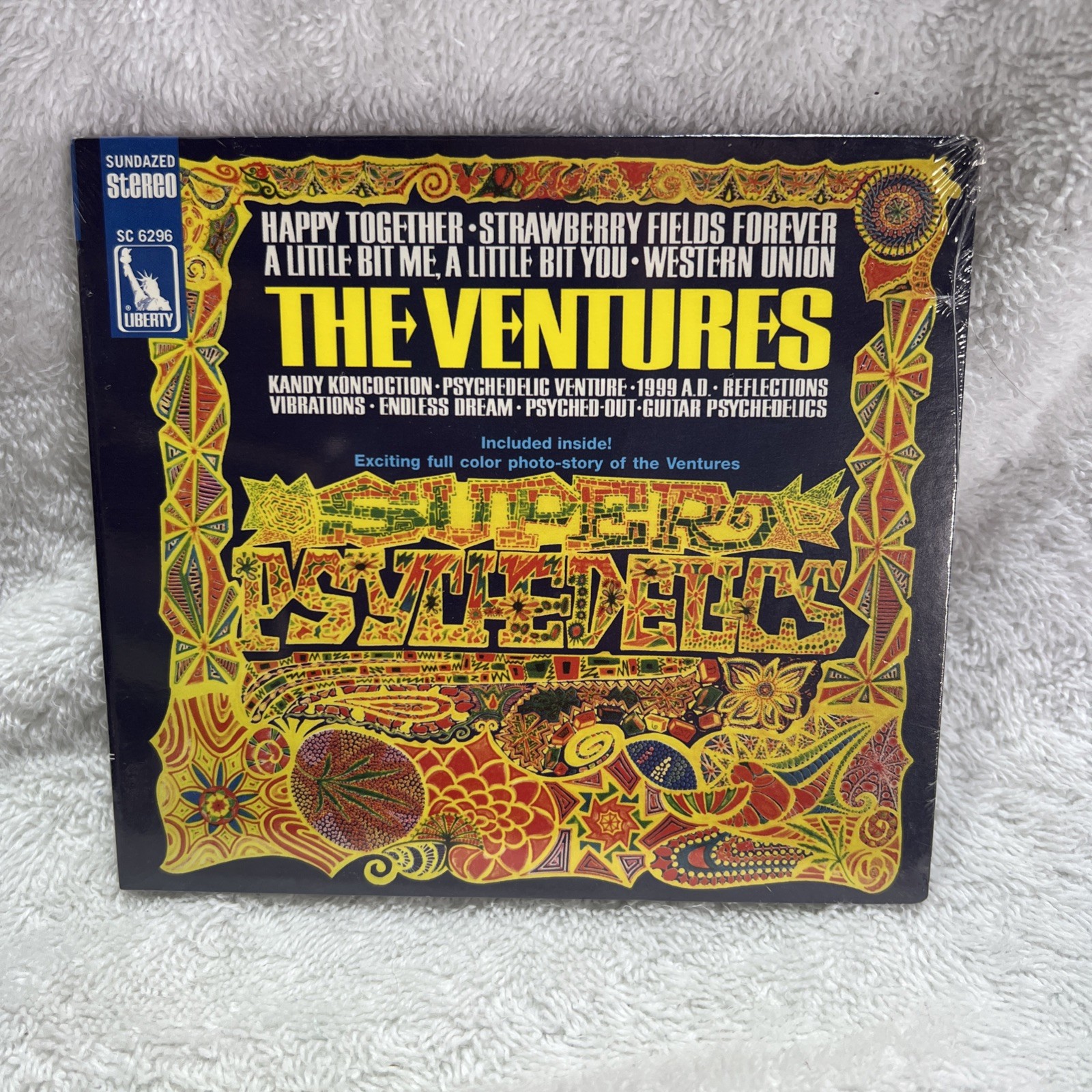 The Ventures Super Psychedelics Digipak 2012 Reissue CD Psychedelic Rock Surf