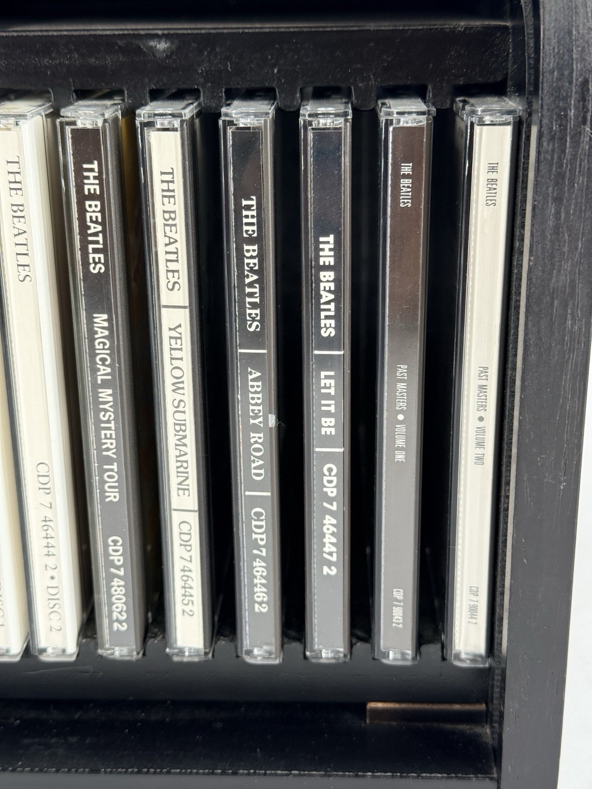 The Beatles Bread Bin CD Box Set Black Wooden Roll Top Case 16 Album 1988