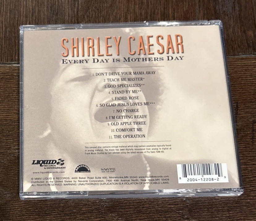 Shirley Caesar - Every Day Is Mother's Day - CD
