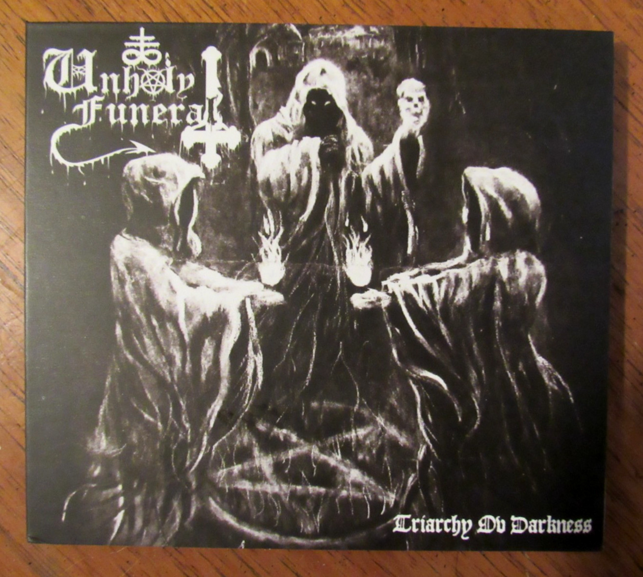 Unholy Funeral - Triarchy ov Darkness CD (2020) Demonic Black Metal from Mexico
