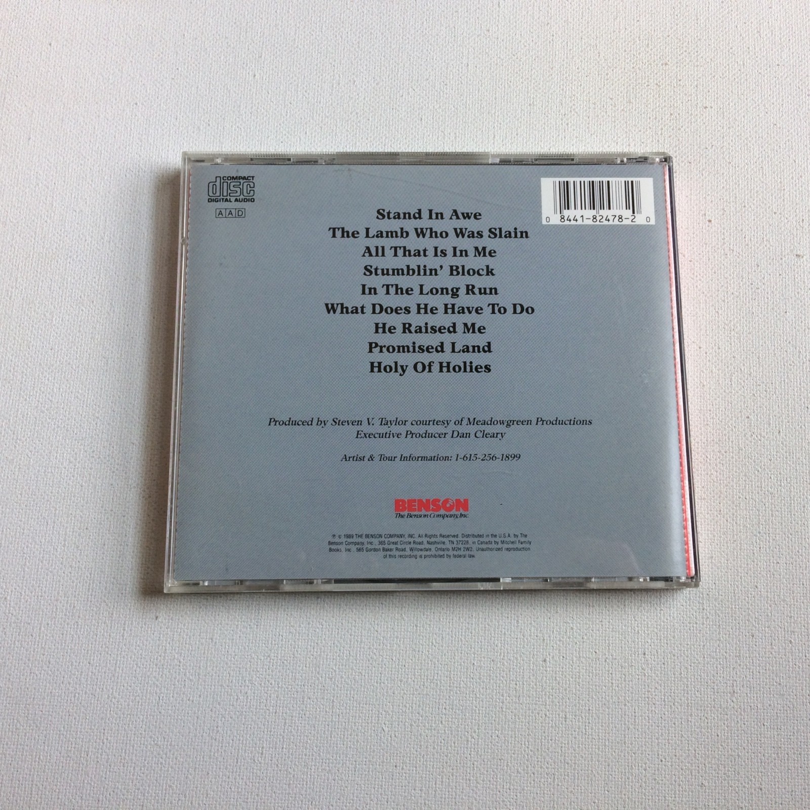 Truth Now And Forever CD RARE Soft Rock Ballad CCM AOR '89 Benson CD02478