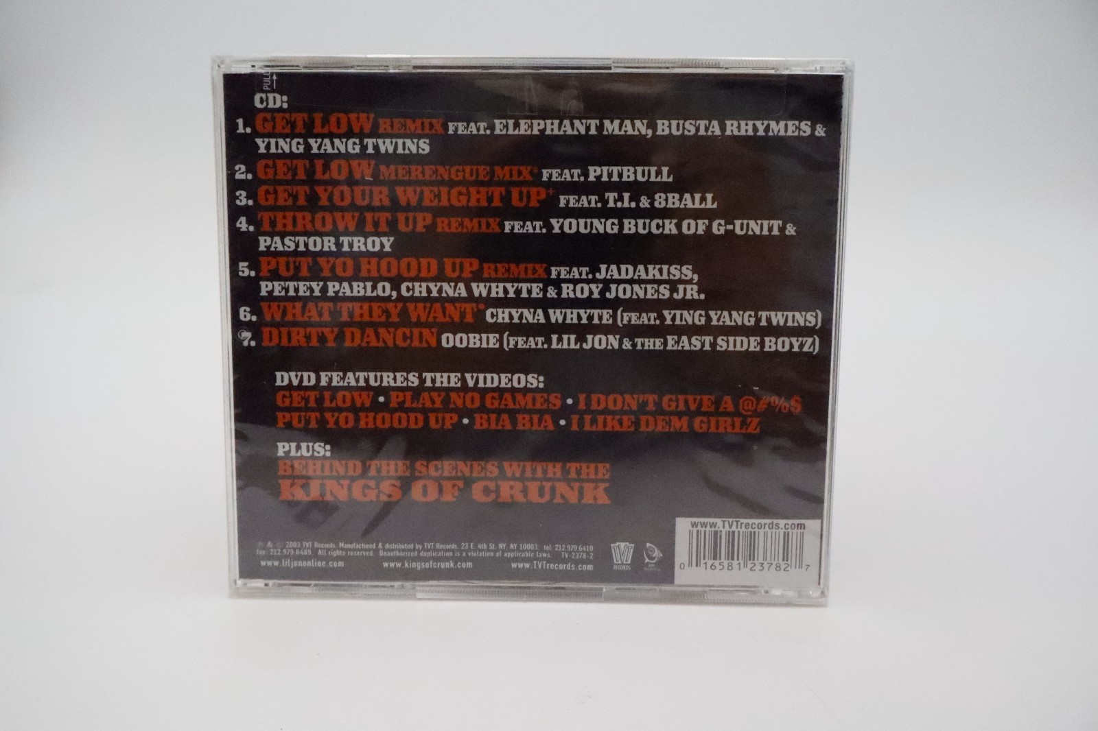 NEW Lil Jon & The East Side Boyz Part II CD + Bonus DVD TVT Records Sealed