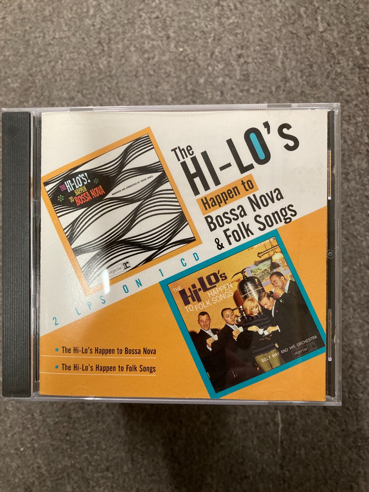 THE HI-LOs HAPPEN TO BOSSA NOVA / FOLK SONGS, CD, EX