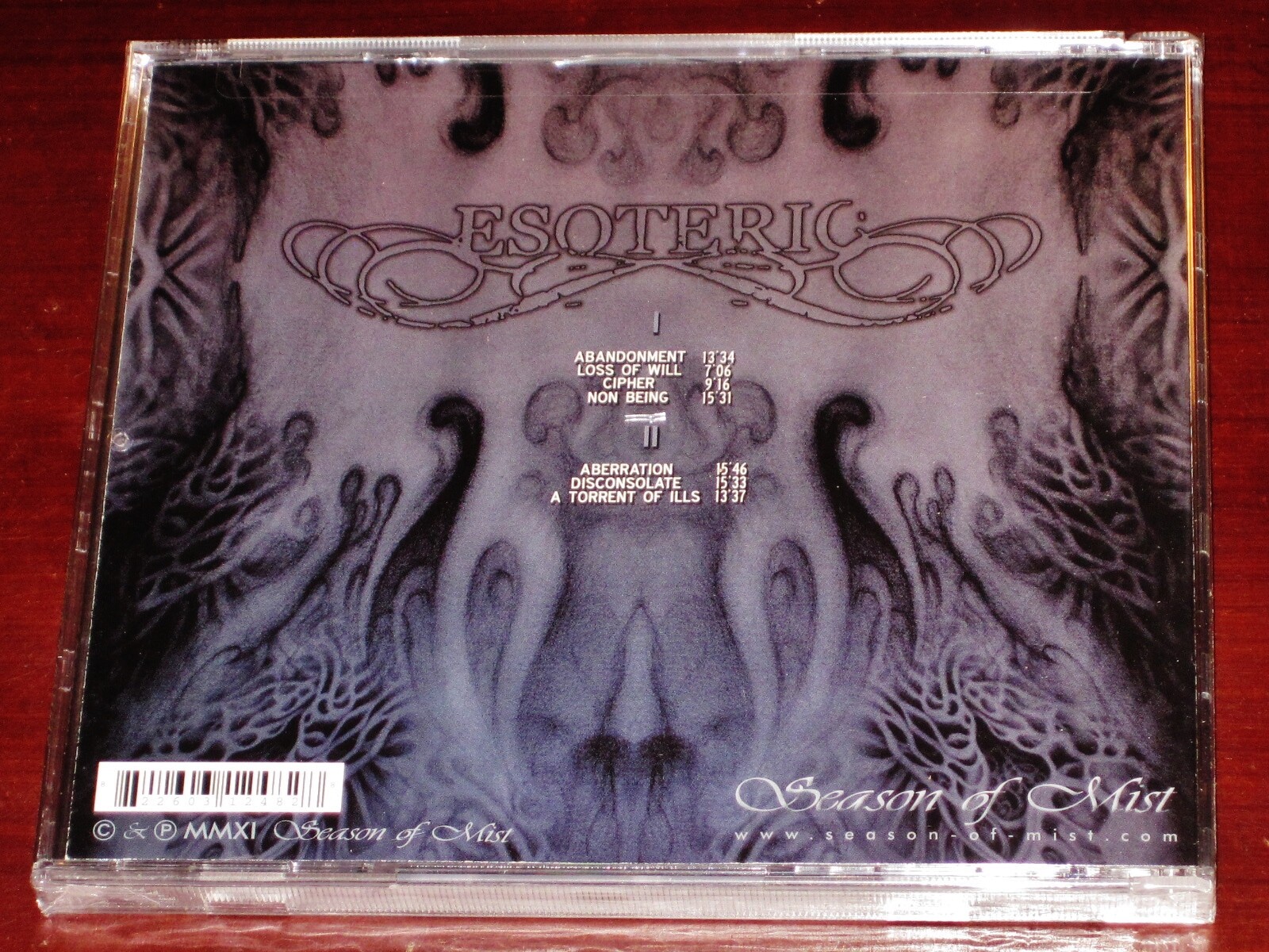 Esoteric: Paragon Of Dissonance 2 CD Set 2011 Season Of Mist USA SOM 248 NEW