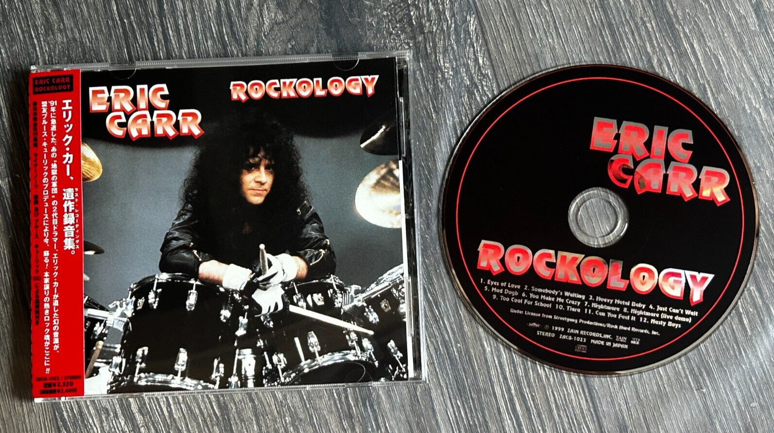 KISS CD Eric Carr Rockology Japan Japanese w/ OBI 1999 Bruce Kulick The Fox