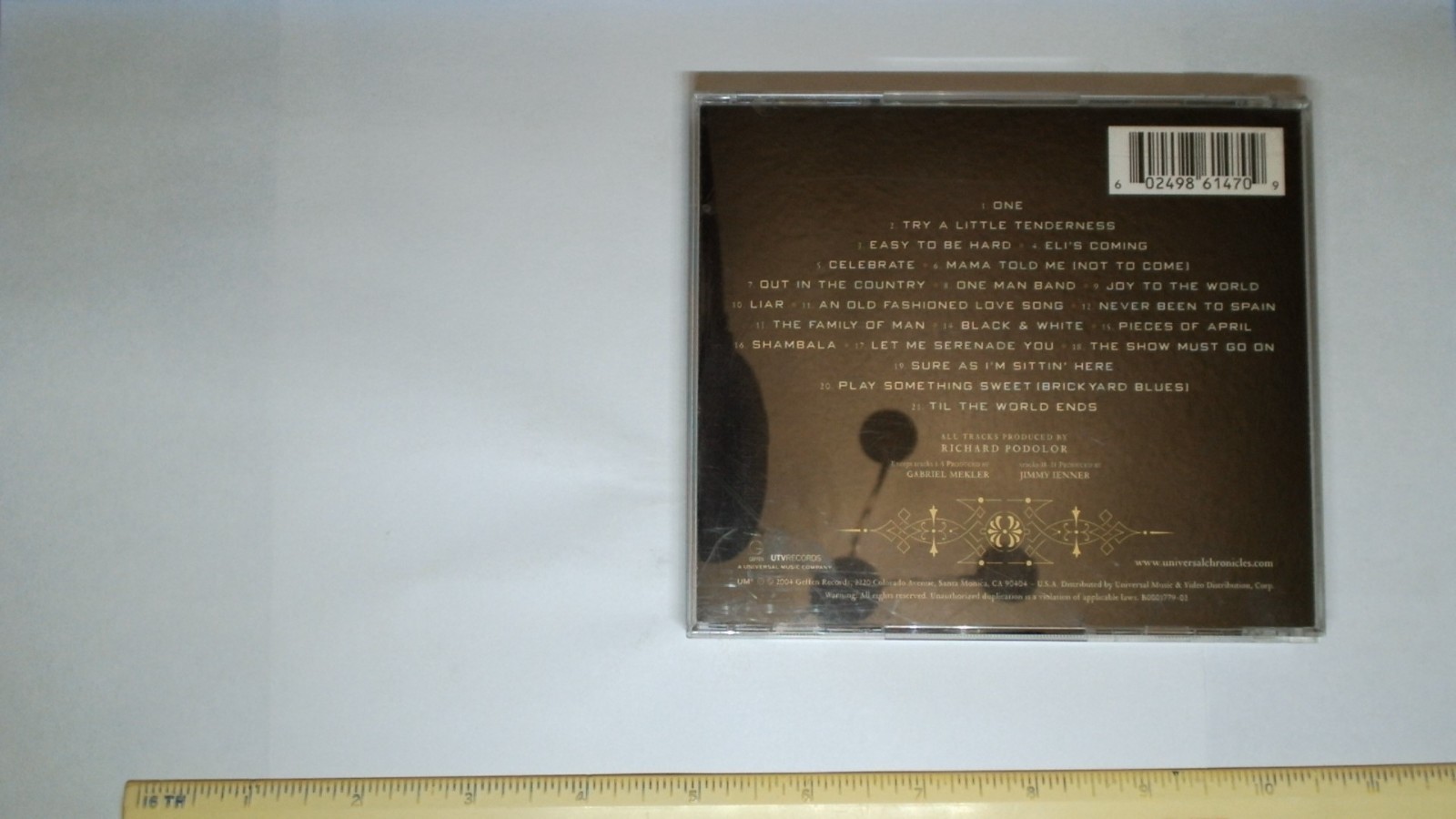 Three Dog Night – Complete Hit Singles (2004 Geffen/UTV) – Audio CD – Very Good