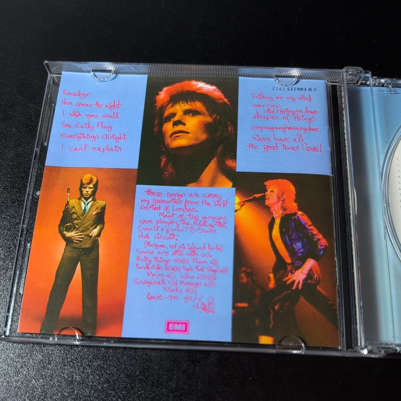 David Bowie – Pin Ups CD (1999) Remastered EMI