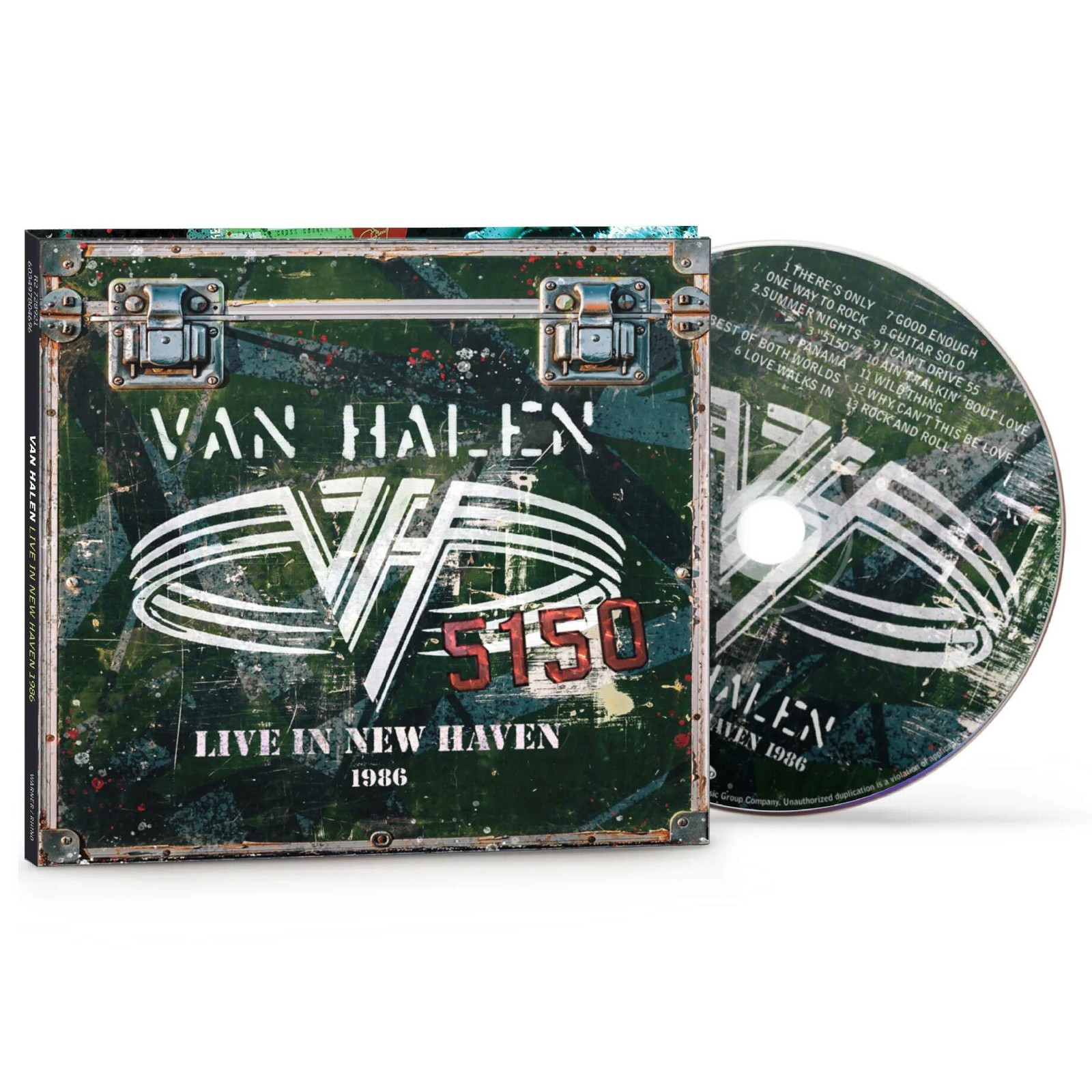 Van Halen – Live in New Haven 1986 (CD) + Free Holographic Sticker - New