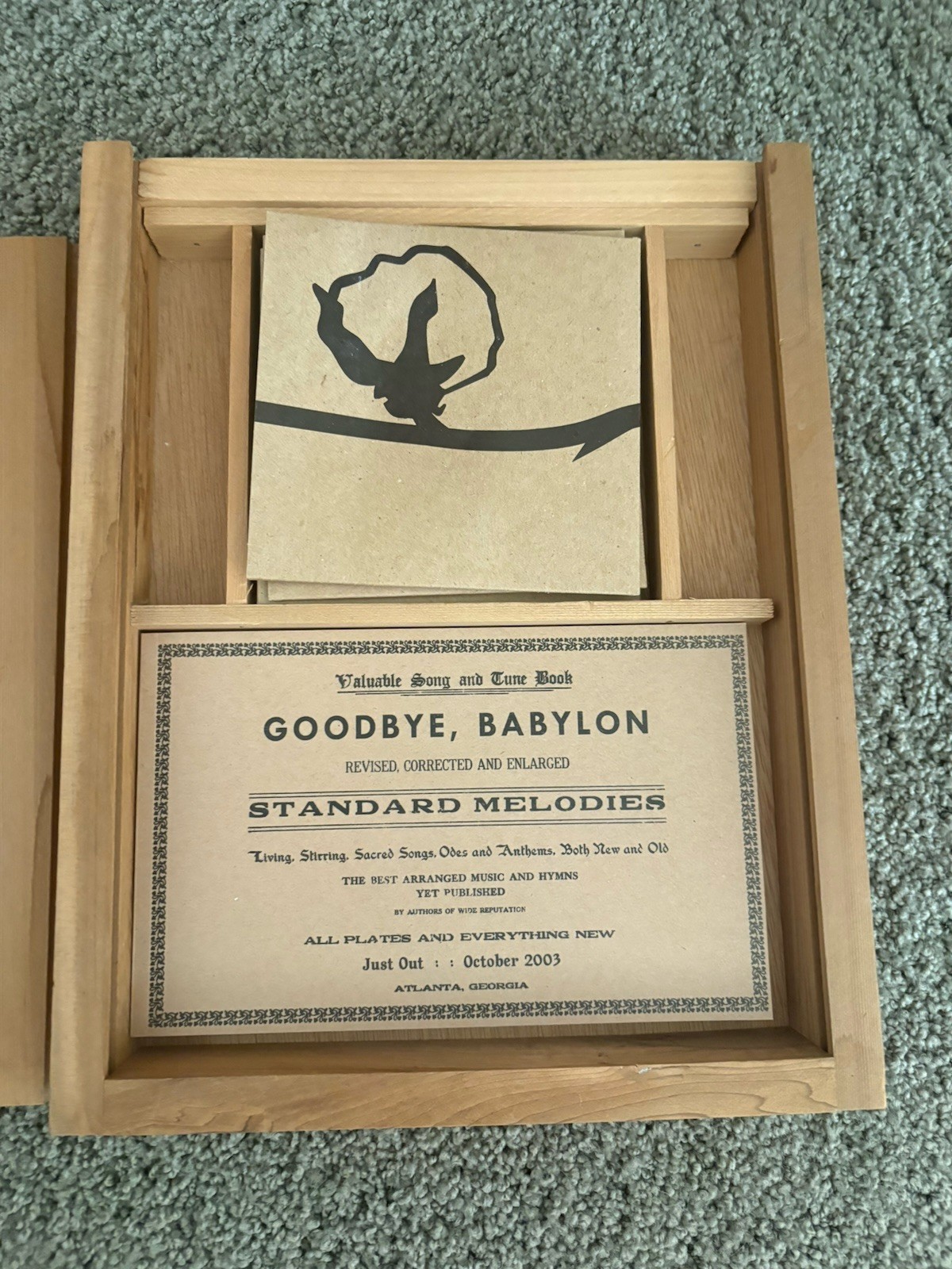 Goodbye Babylon Dust to Digital 6 CD Box Set Cedar Wooden Box Complete 2003