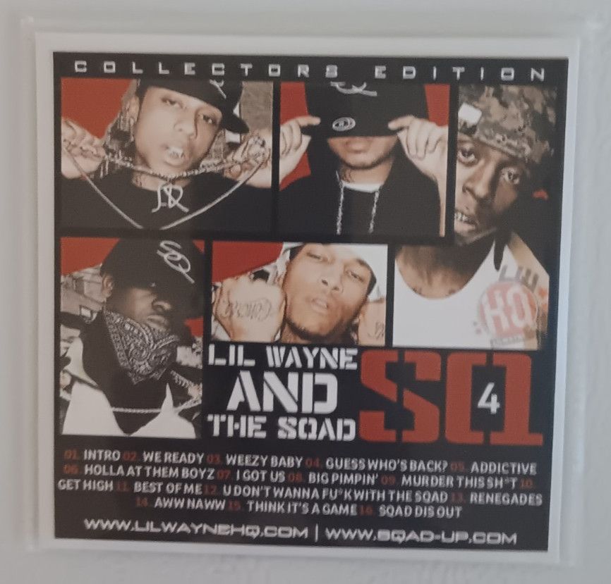 7 CD Lot Rap/Hip-Hop, Lil Wayne & The Squad - SQ 1-6 Collection [SEALED MIXTAPE]