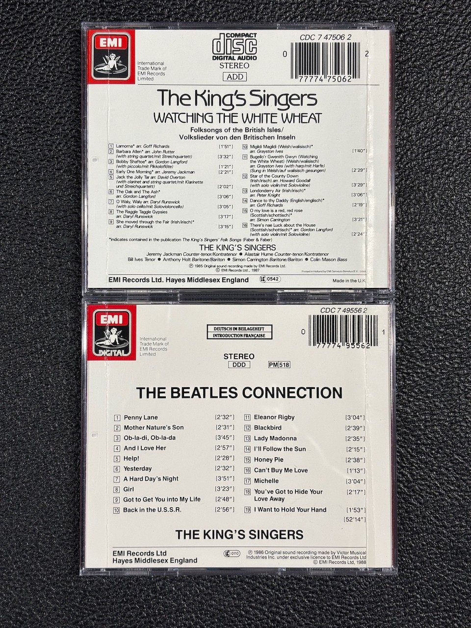 EMI West Germany CD Lot 2 Kings Singers Beatles Connection Folk Import WG