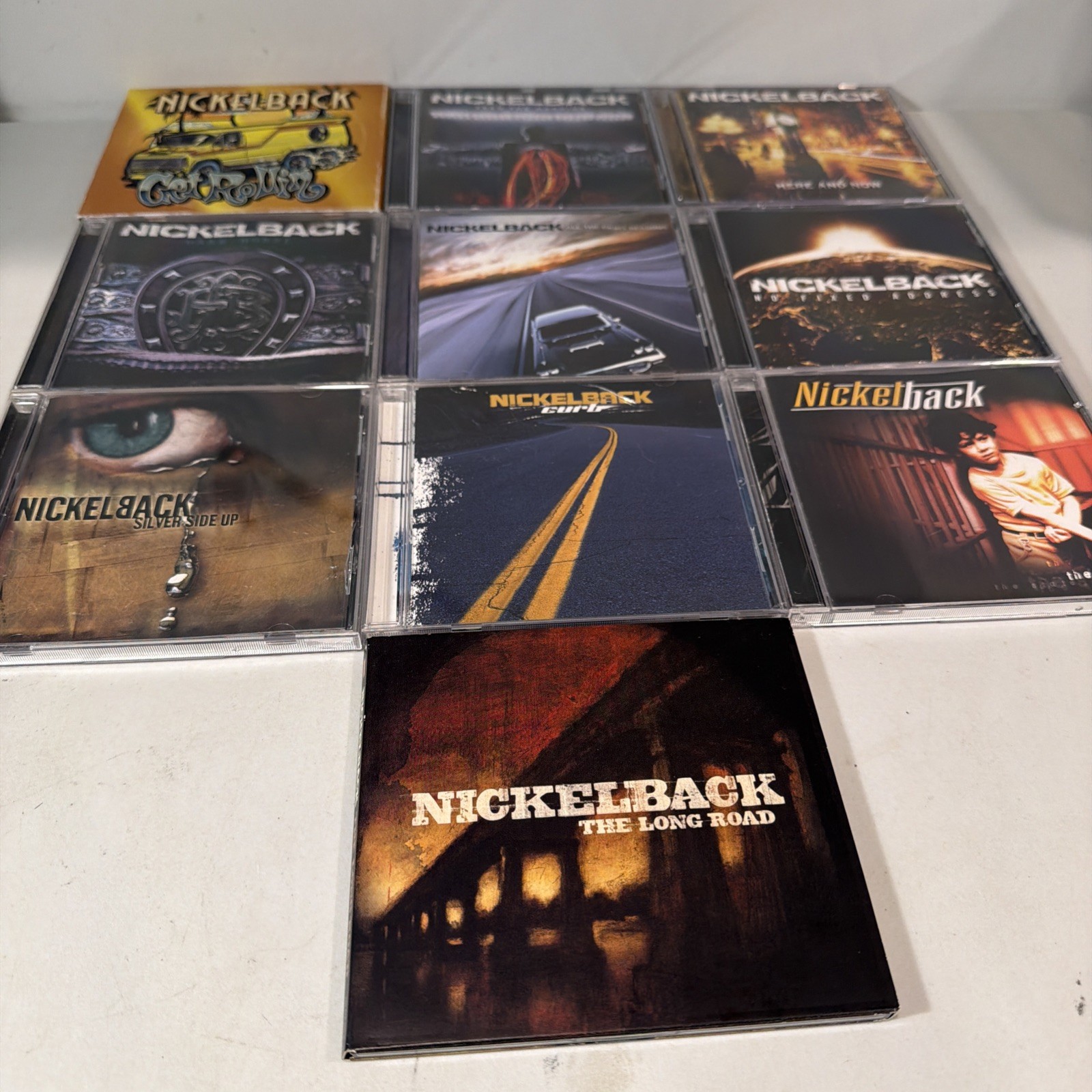 Nickelback 10 CD Lot - All The Right Reasons - Silver Side Up - Dark Horse -