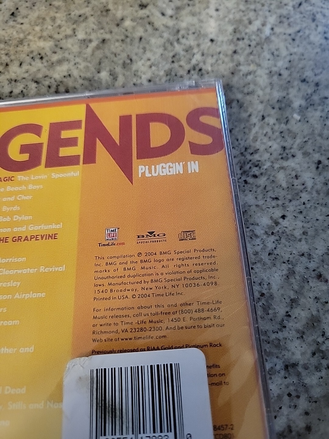 Legends Pluggin In Compilation CD Various Artists BMG Music 2004 Sealed New