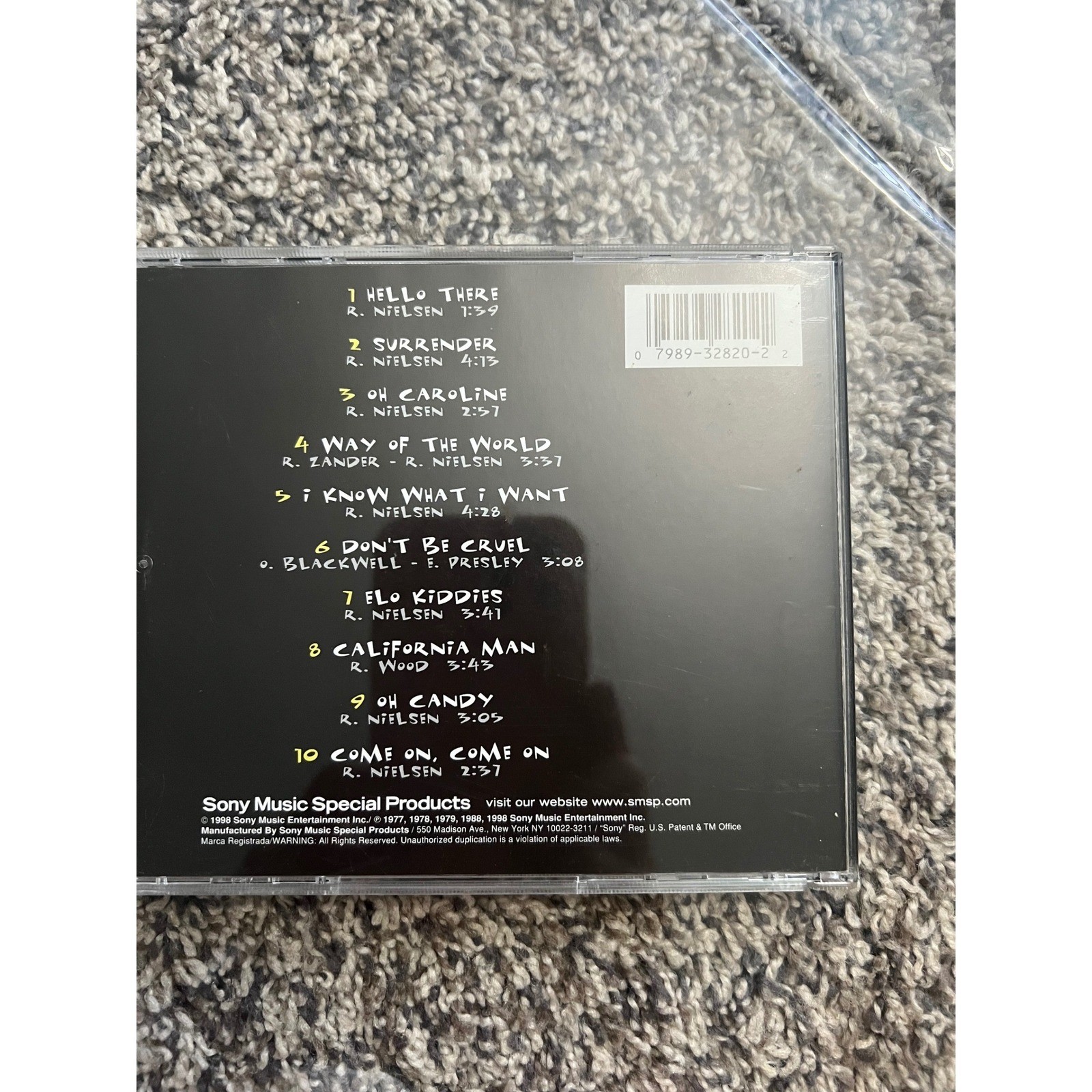 Cheap Trick Don't Be Cruel CD Sony Music Special Products 1998 A 32820 Surrender