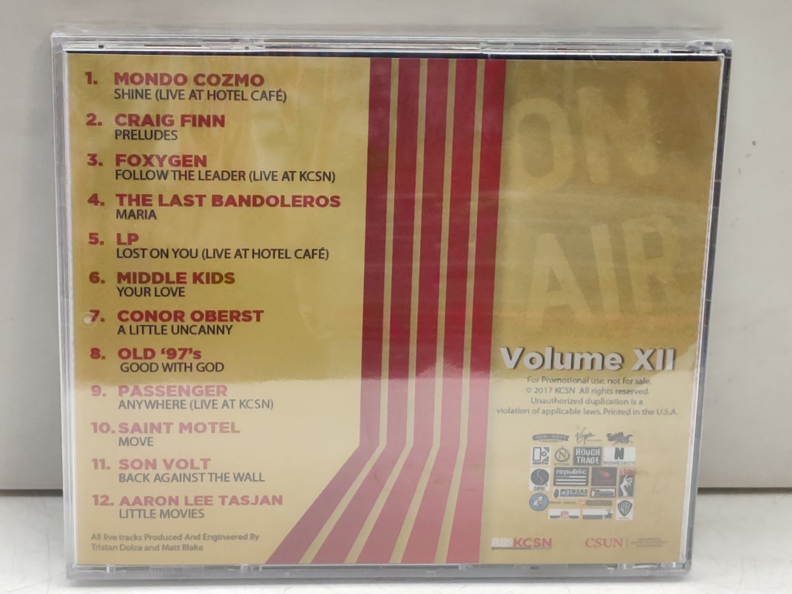 RARE-88.5 FM KCSN-Collectors Edition Sampler-Vol.XII-CD-KCSN-2017-CSUNNEW SEALED