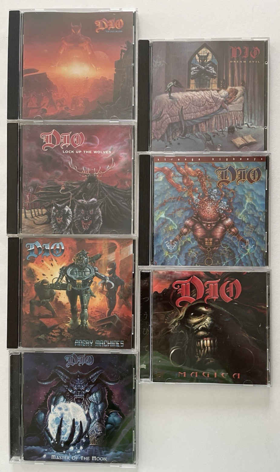 "Dio", Lot of 7 CD's, like new condition (1984-2004), Heavy Metal, Hard Rock