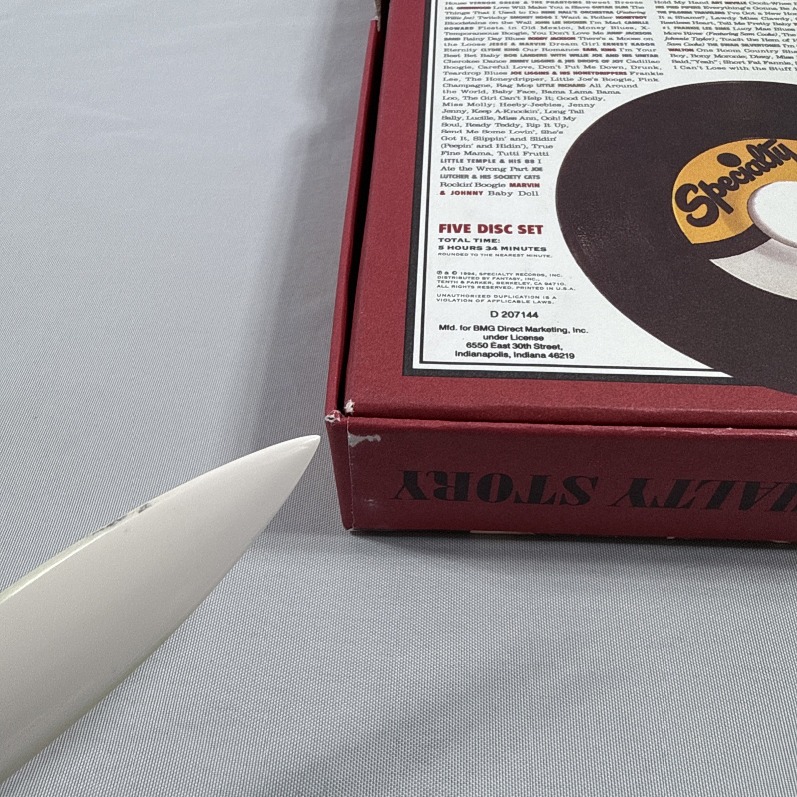 The Specialty Story [Specialty Records] 5 CD Box Set, 1994
