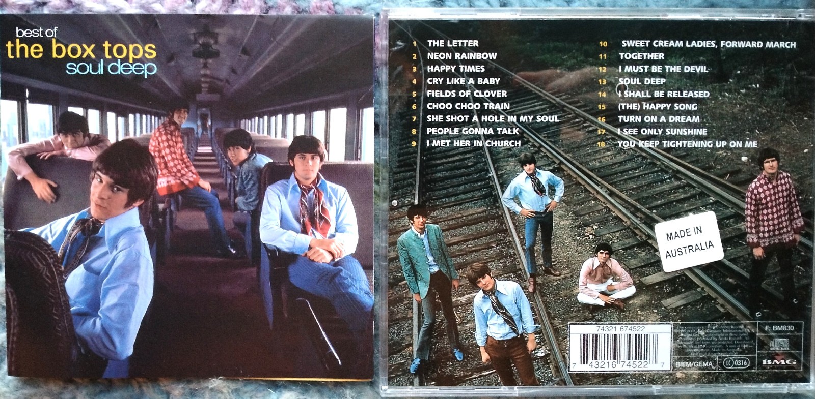 BEST OF THE BOX TOPS SOUL DEEP CD AUSTRALIAN IMPORT NM