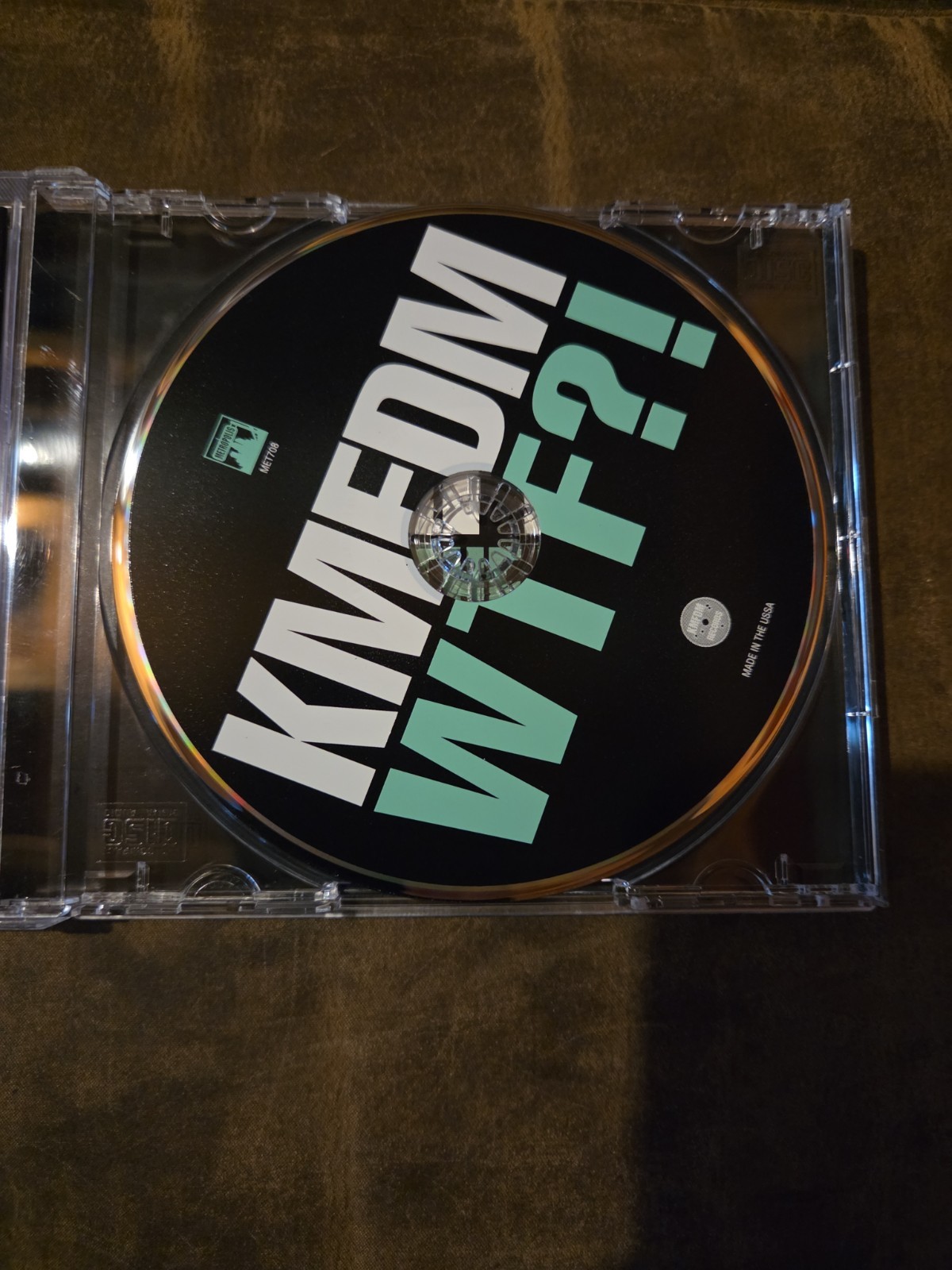 KMFDM - WTF?! & Tohuvabohu CD. Super rare on Metropolis Records.
