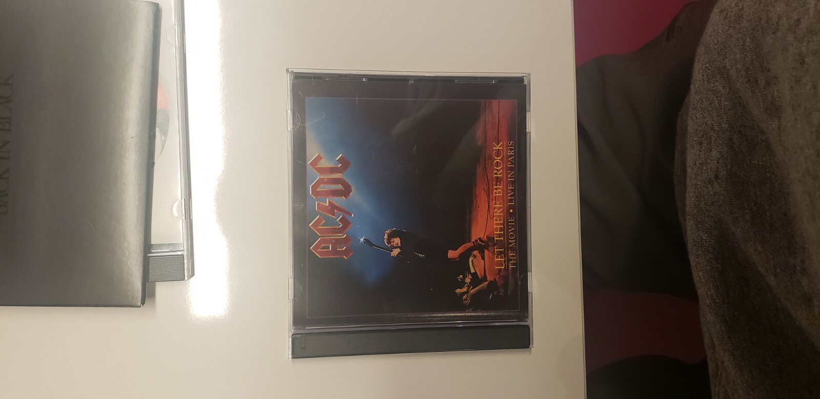 CD:AC/DC-Bonfire Used Box Set 5Disc 1997 Booklet,Poster stickers & plectrum