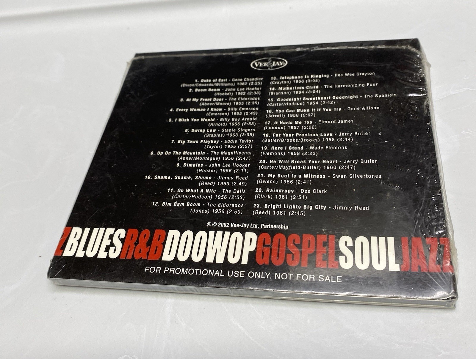 VEE & JAY MUSIC FOR FILM & TV Blues R&B Doowop Gospel Soul CD BRAND NEW SEALED