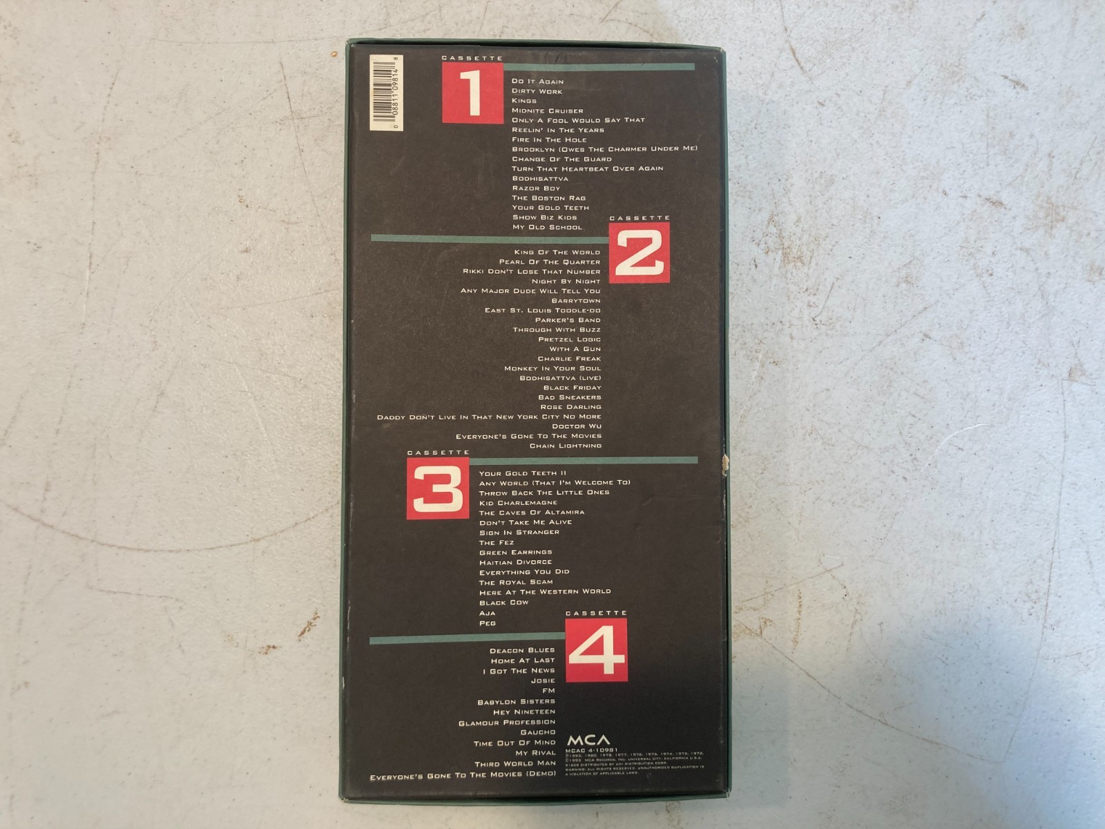 Citizen Steely Dan: 1972-1980 by Steely Dan Cassette Tape Set MCAD 4-10981