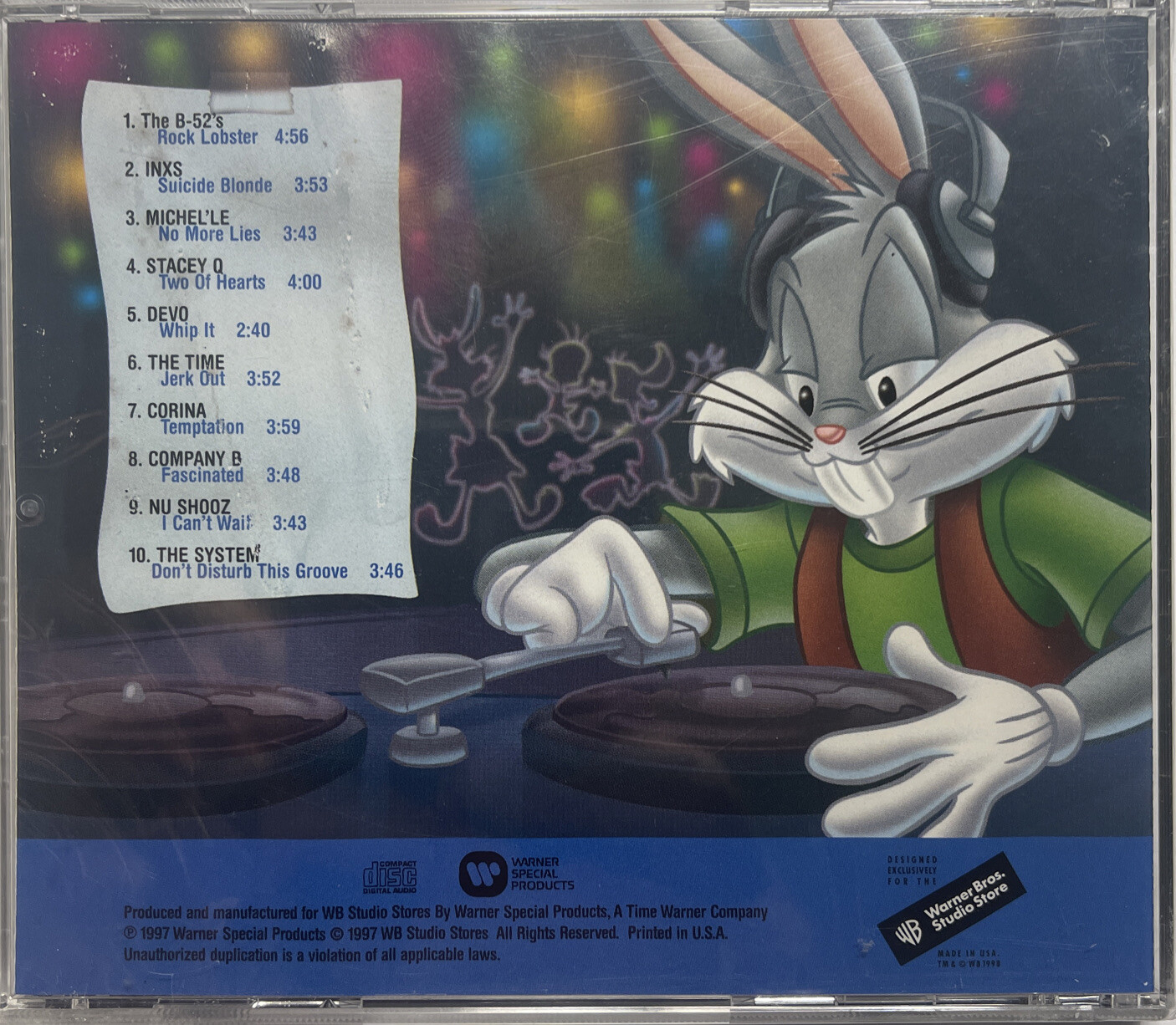 Warner Bros. Studio Series: Dance Grooves CD (1997, WB)