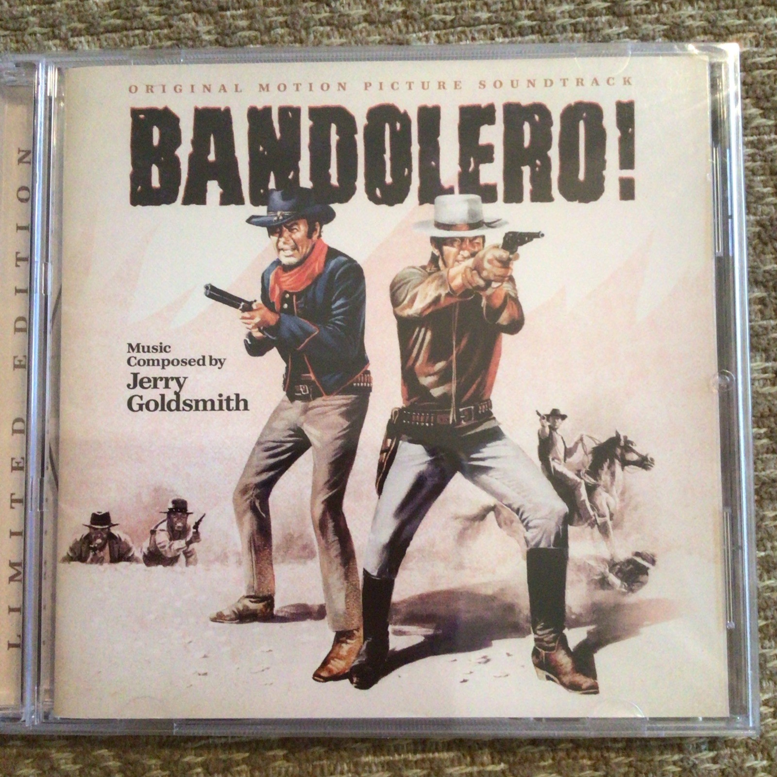 Bandolero - Motion Picture Soundtrack Jerry Goldsmith La-La Land Ltd 2K OOP CD
