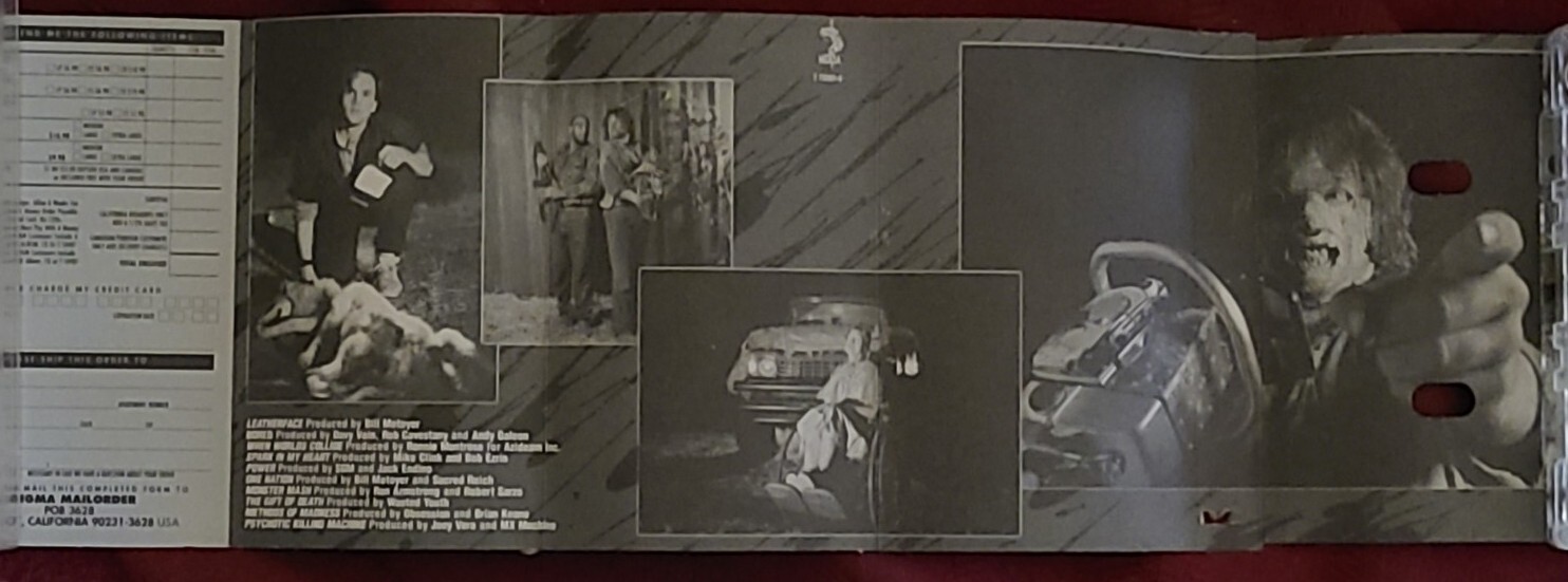 Leatherface: Texas Chainsaw Massacre 3 by Original Soundtrack Cassette USED VG