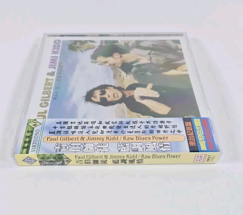 NEW! Raw Blues Power Jimi Kidd Paul Gilbert CD 2001 Universal Bat Girl Chinese
