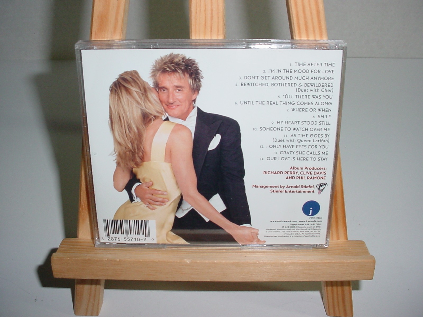 ROD STEWART - AS TIME GOES BY... THE GREAT AMERICAN SONGBOOK VOL. II CD 2003