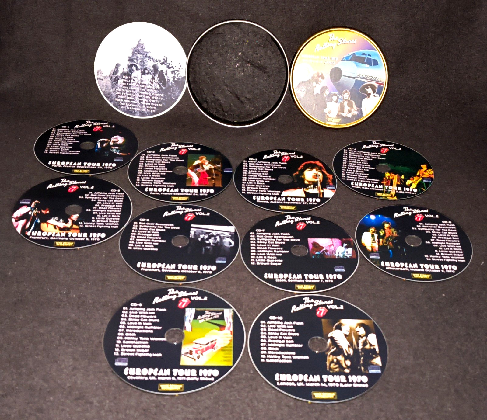 The Rolling Stones 1970 European Tour Volume Two Metal Canister 10 disc set NEW