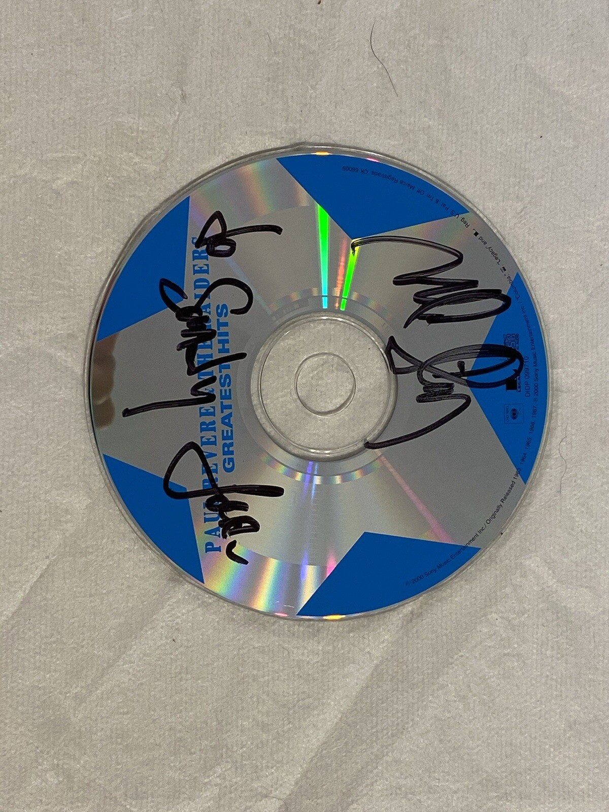 Greatest Hits by Revere, Paul & the Raiders (CD, 2000) Signed by Mark Lindsay