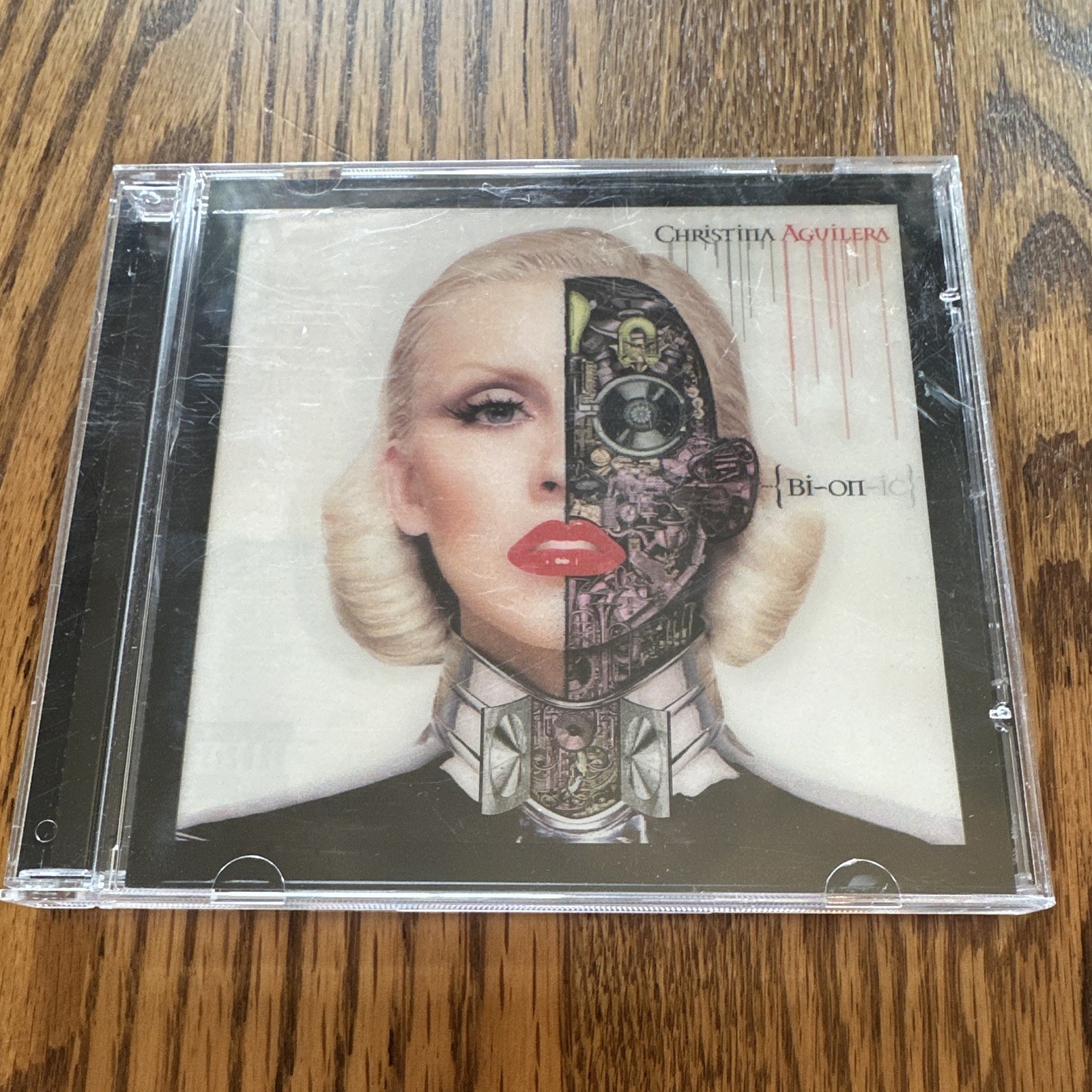 Christina Aguilera Bionic CD Album RCA 2010 Pop Jewel Case Silver 2010s