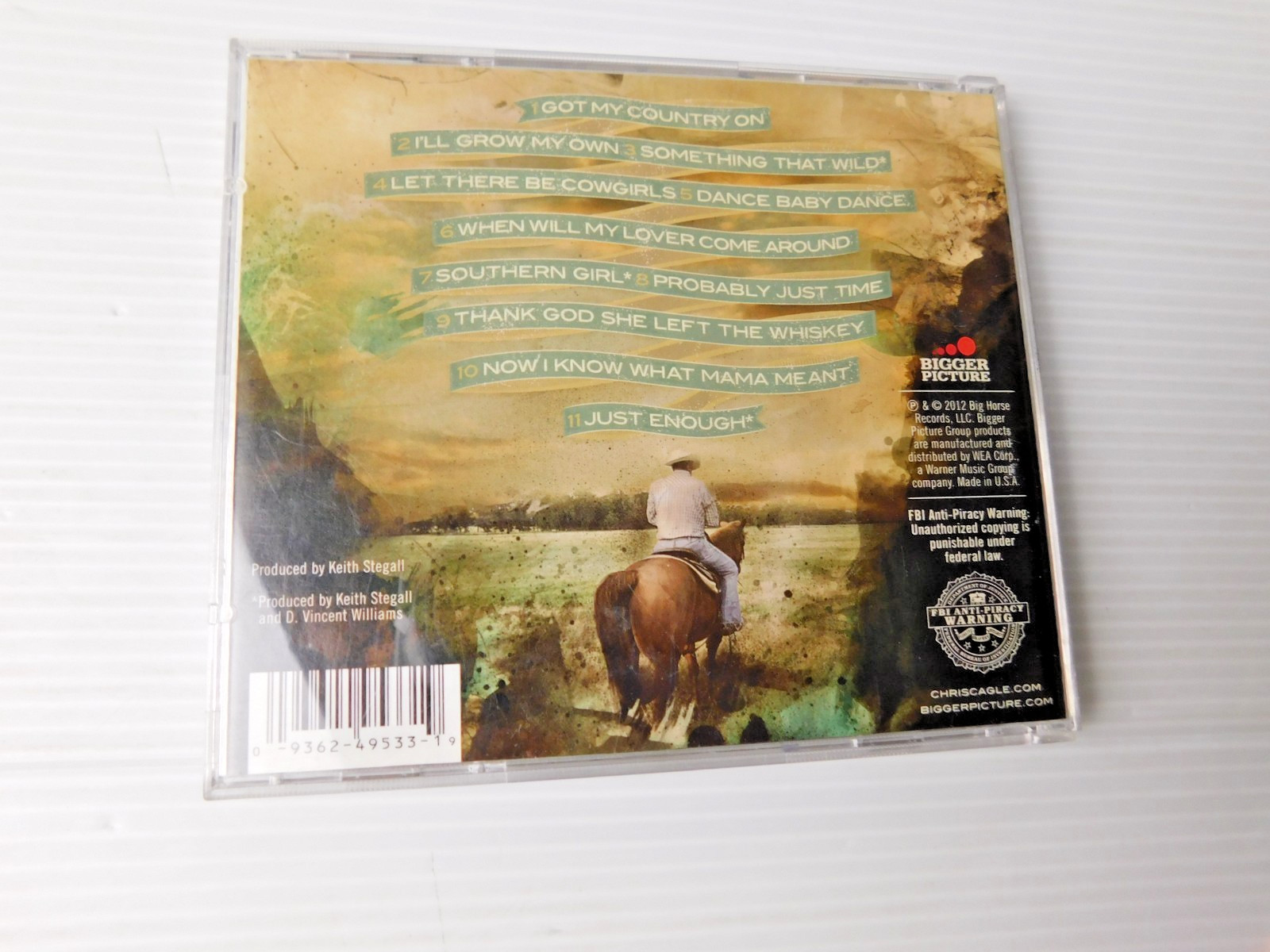 Chris Cagle - Back in the Saddle CD 2012 Country