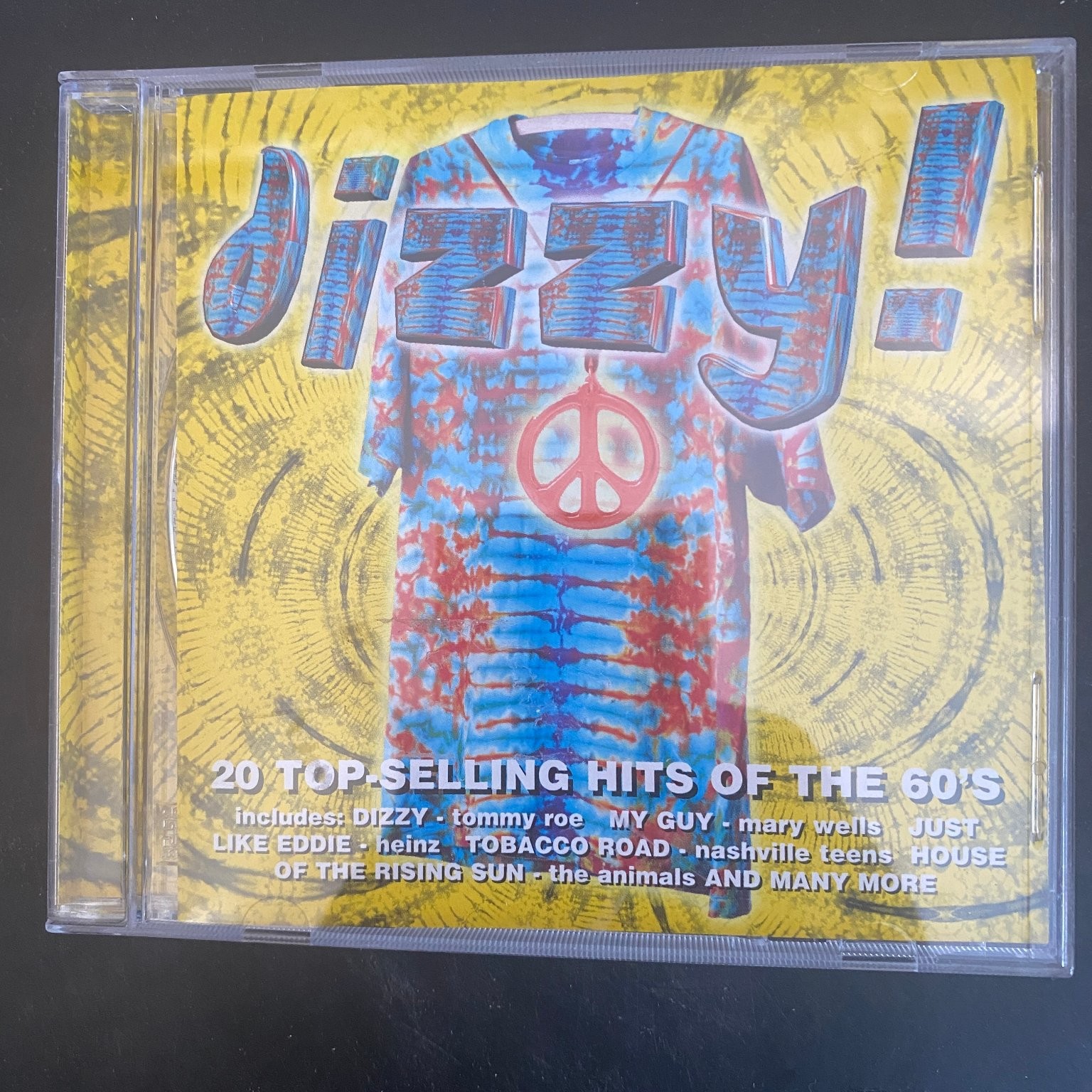Dizzy! 20 Top-Selling Hits of the 60's CD 1999 Pop Rock Soul Oldies Music Maps