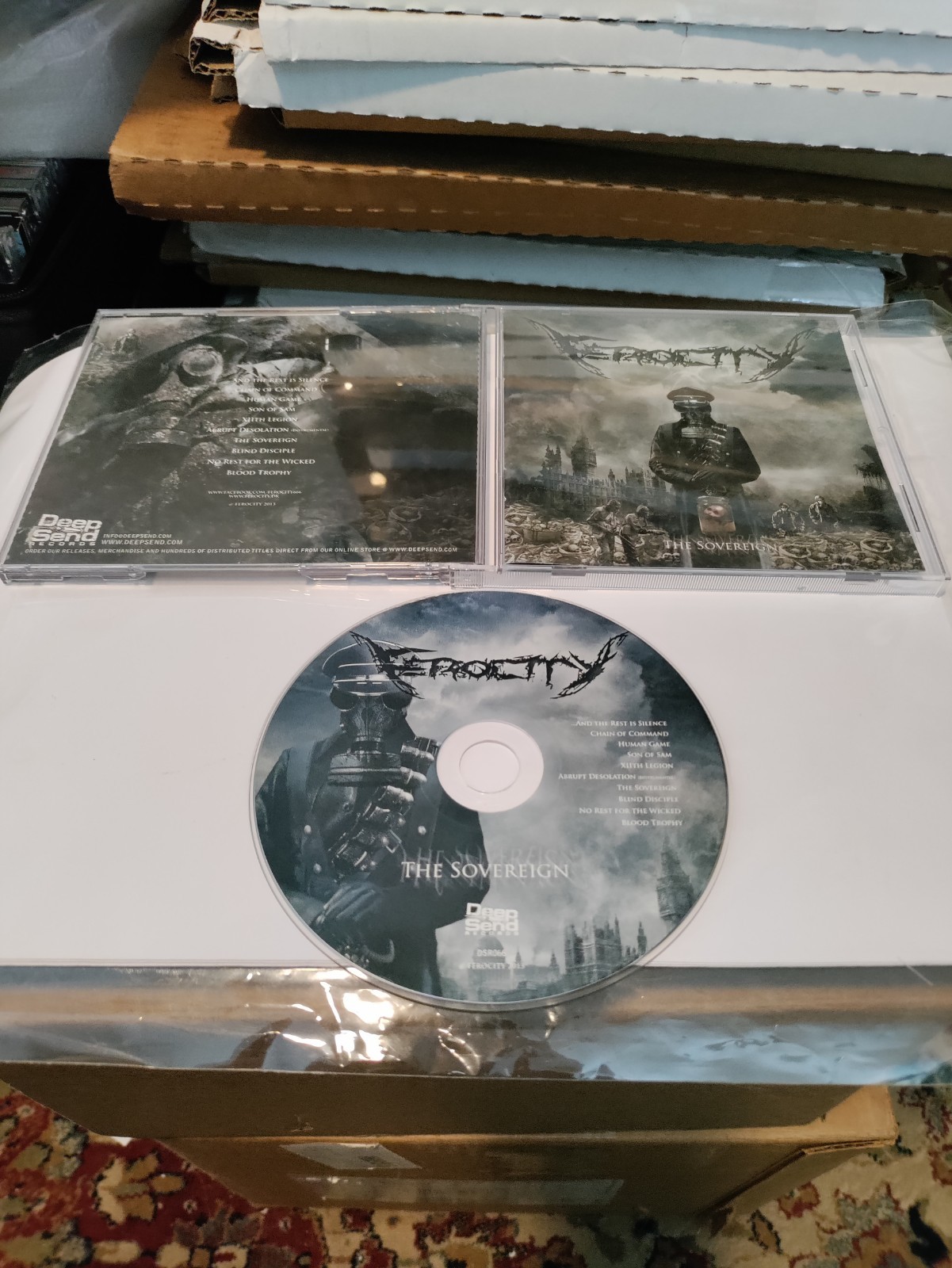 Ferocity Sovereign Cd Dying Fetus Internal Bleeding Suffocation Nile Skinless