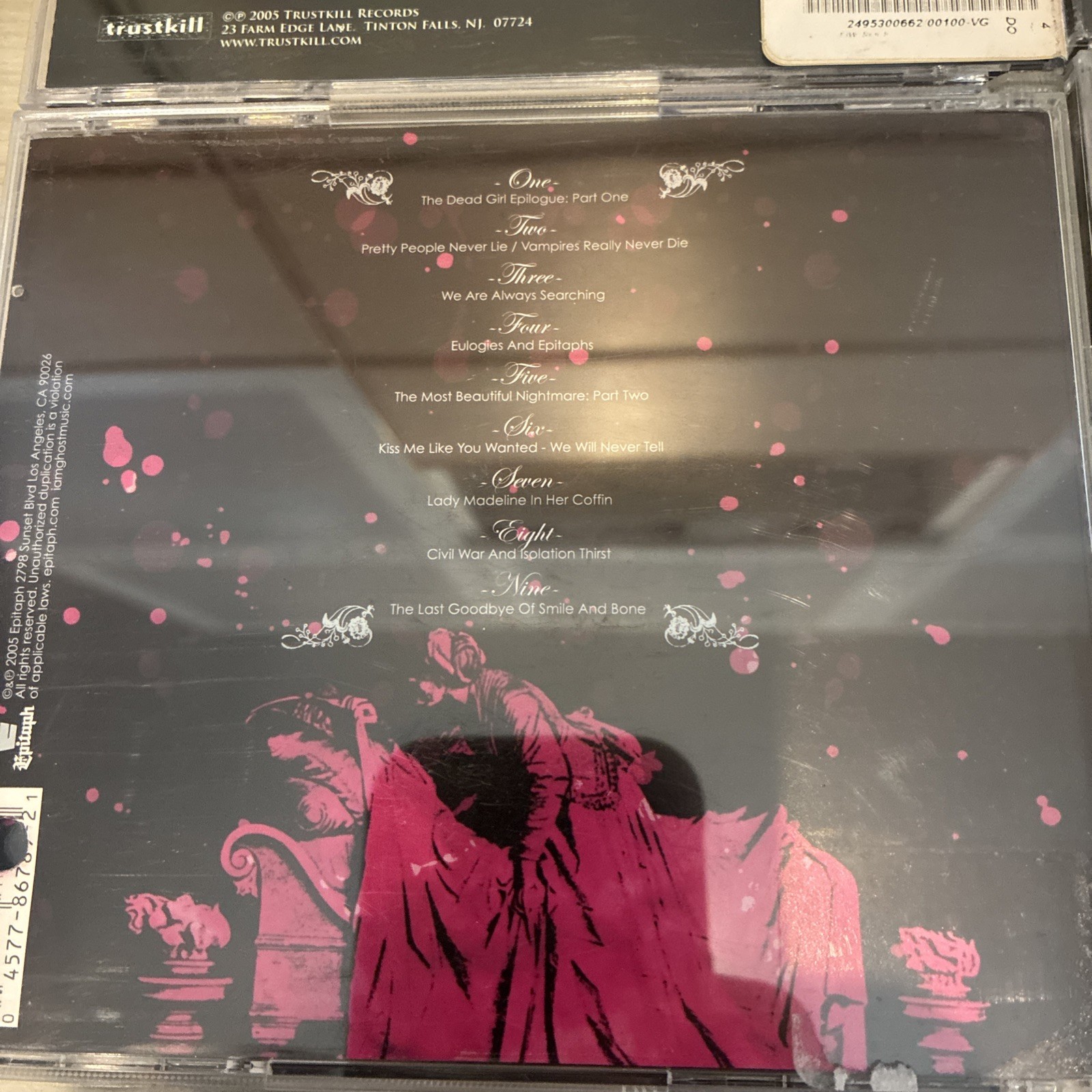 5 2000s ROCK METAL CD LOT I Am Ghost Comeback Kid Nine Black Alps Funeral