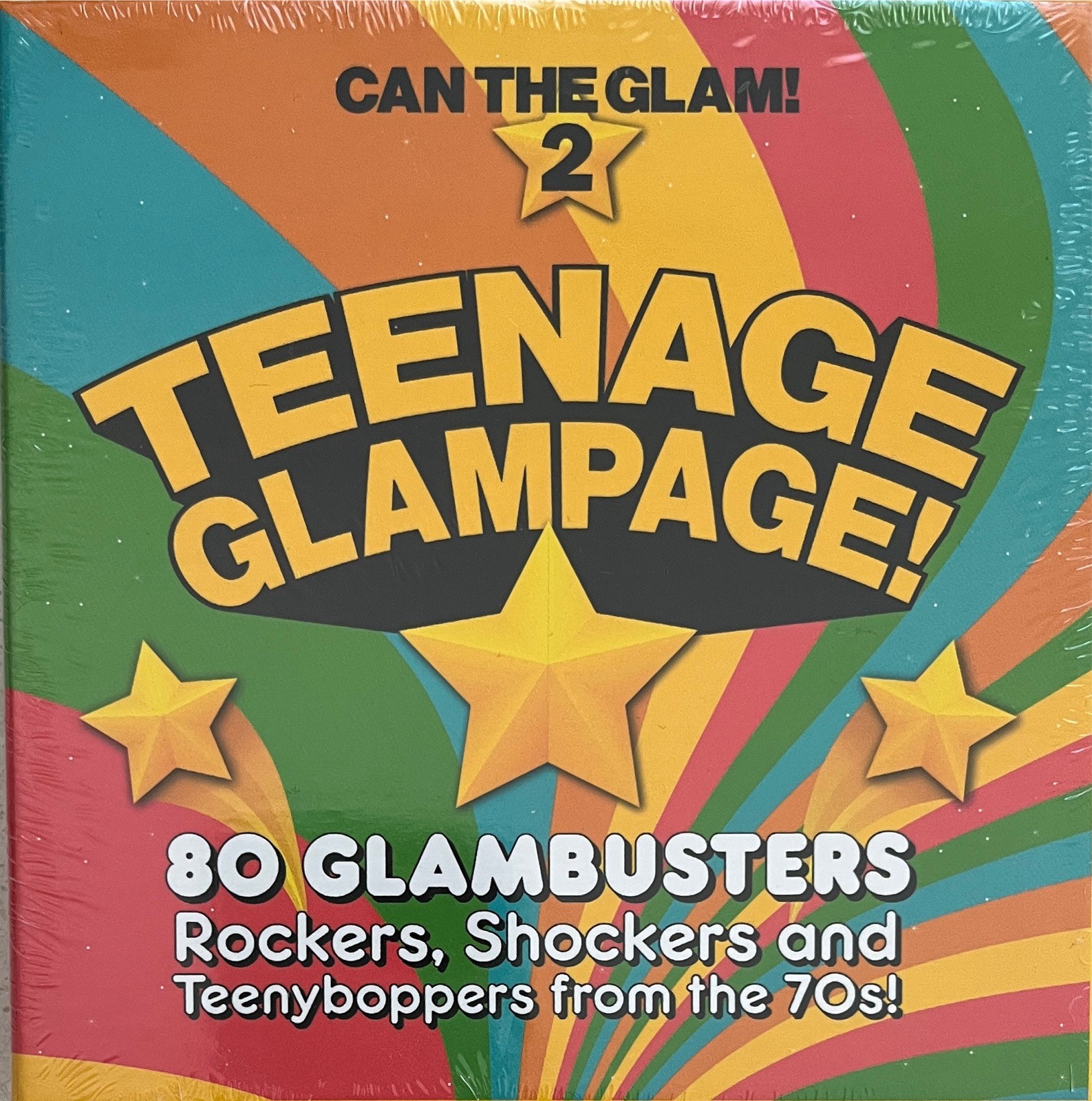 TEENAGE GLAMPAGE! Can The Glam #2 - Various 4 x CD Box Set 2023 7T's BRAND NEW!