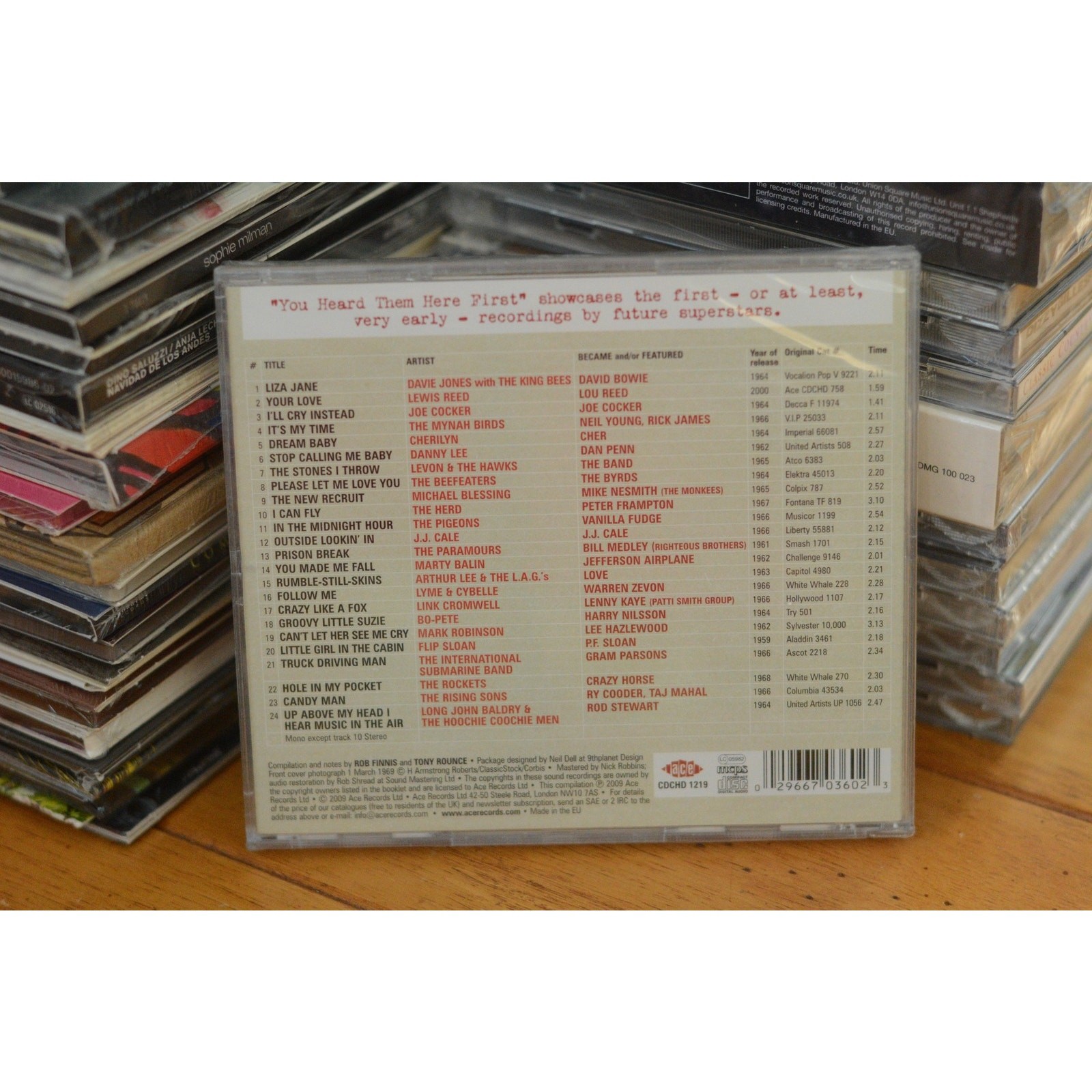 You Heard Them Here First CD Rock Icons Compilation Early Recordings 1960s 1970s
