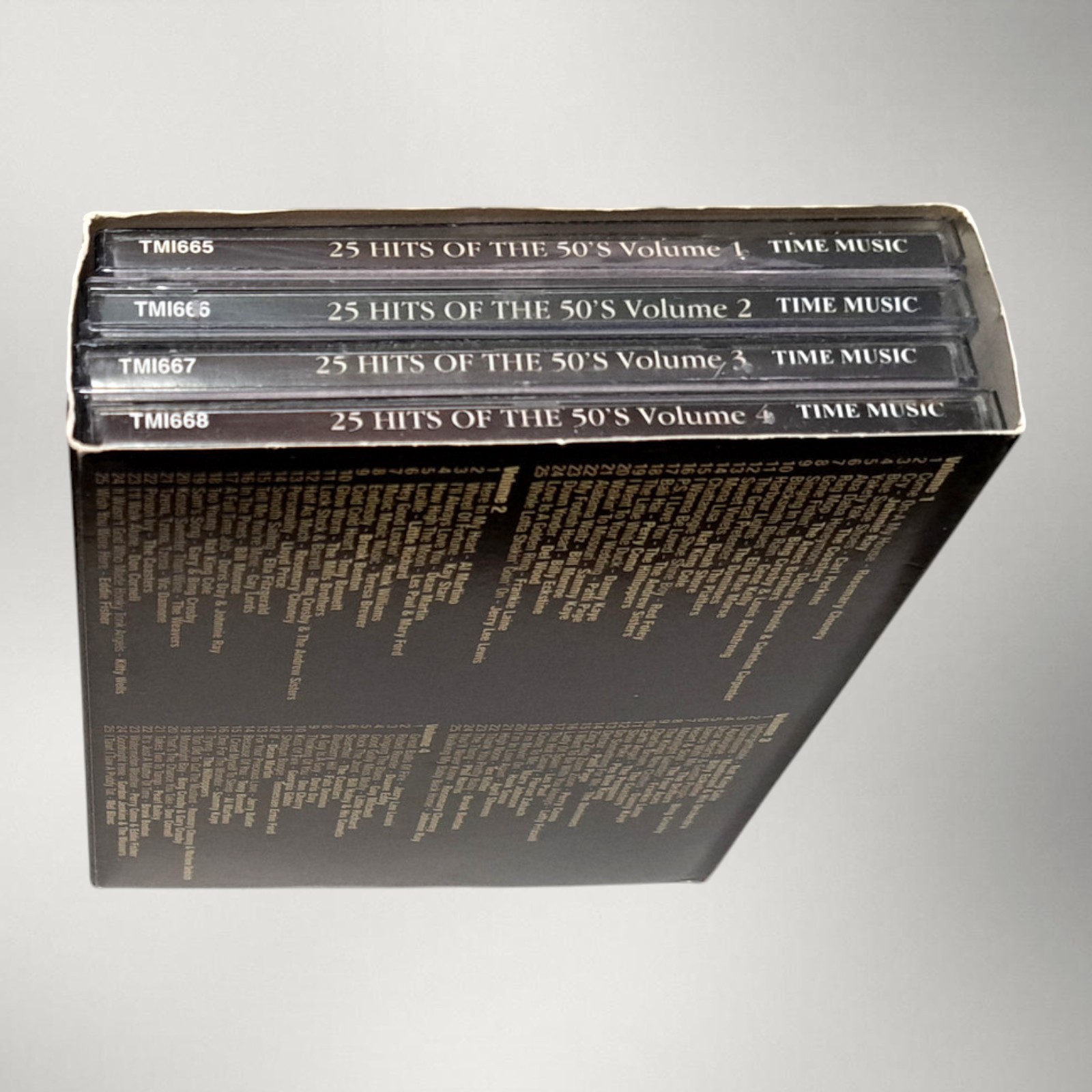 50's 100 Hits 4 CD set, in original sleeve and housed in individual jewel cases.
