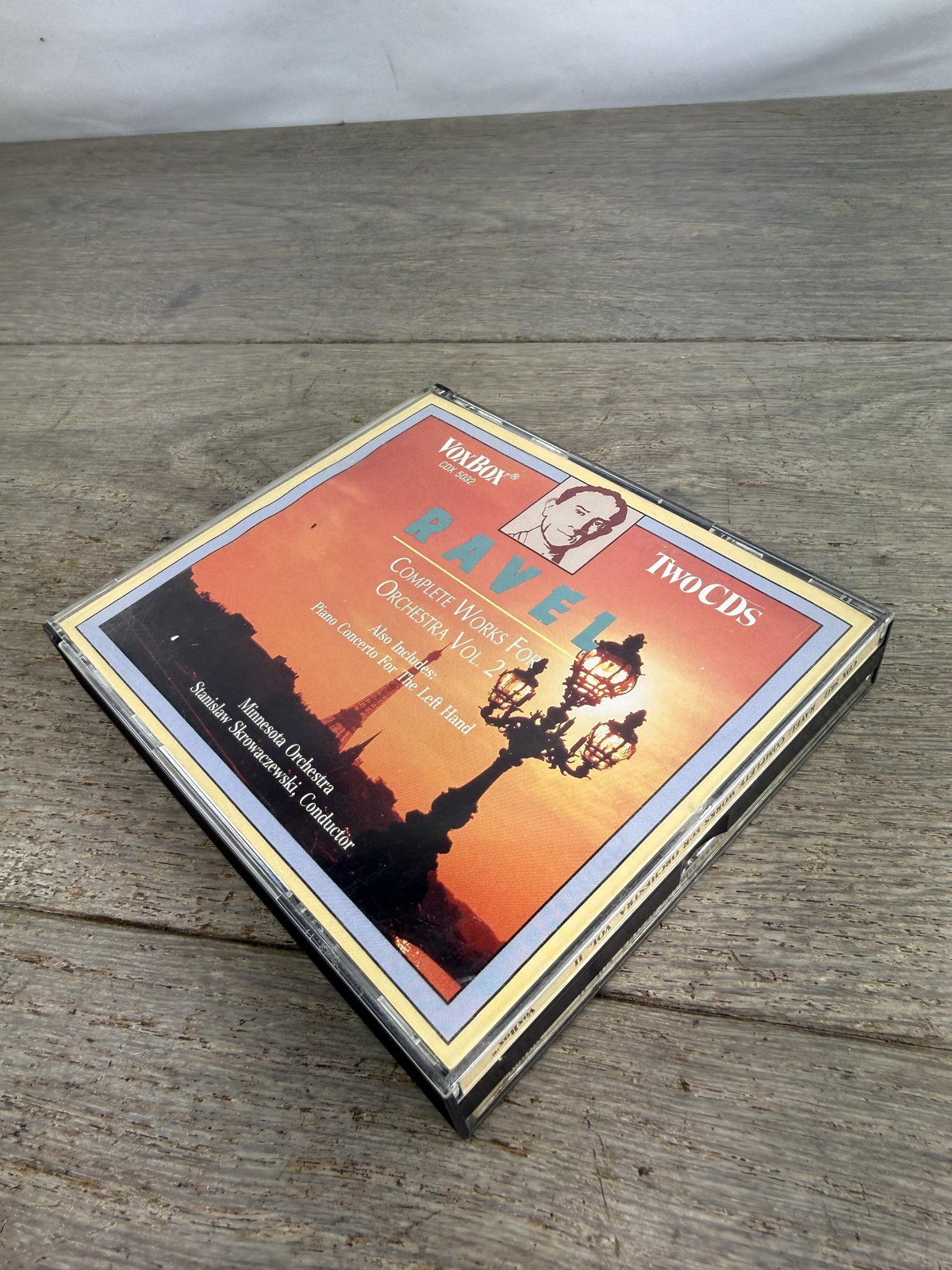 Ravel 2 CD VoxBox Complete Works For Orchestra Vol II Classical Orange Cover