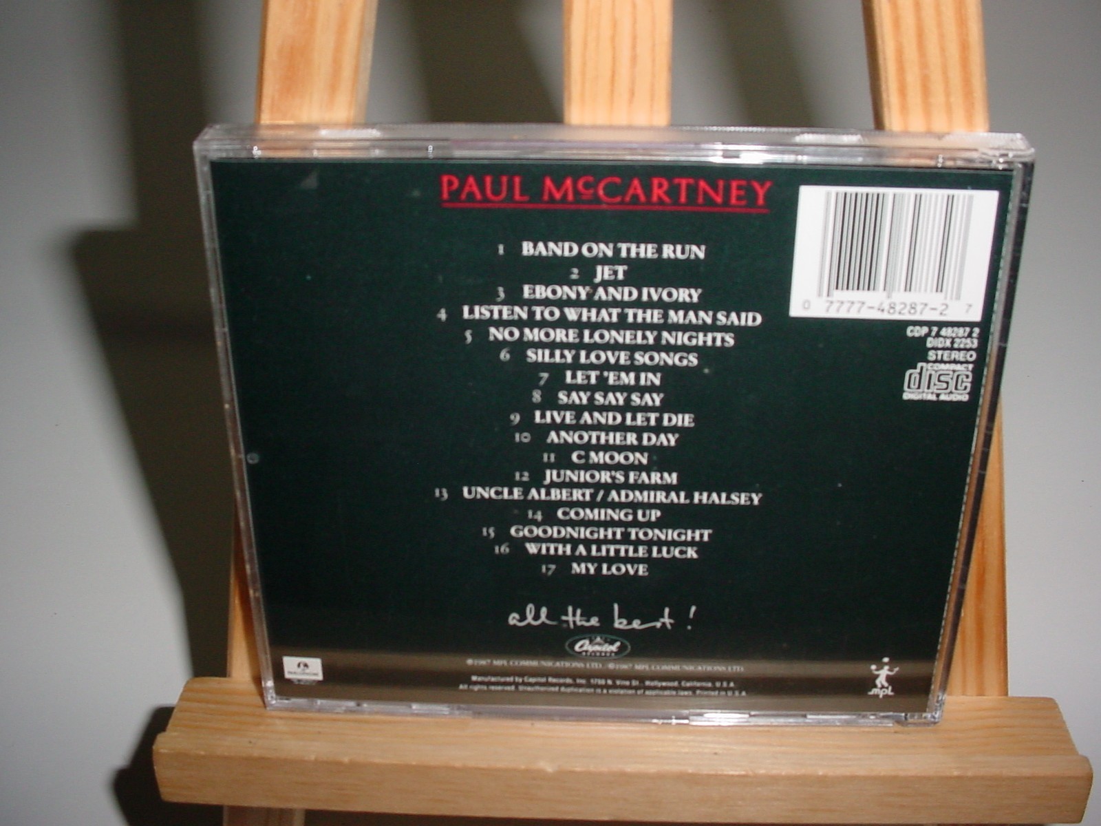 All the Best by Paul McCartney CD