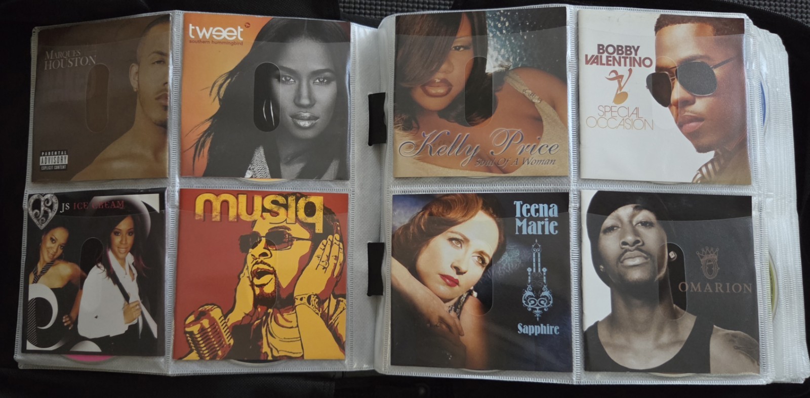 Vintage 90s/2000s Rap Hip-Hop Gangsta & Soul & R&B CDs In Binder - Some Rare