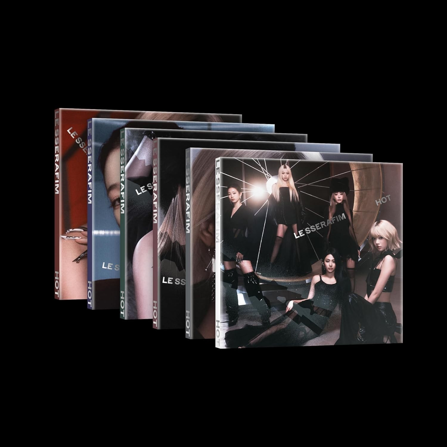 LE SSERAFIM - 5th Mini Album 'HOT' (COMPACT Random ver.)(CD) - NEW !!!