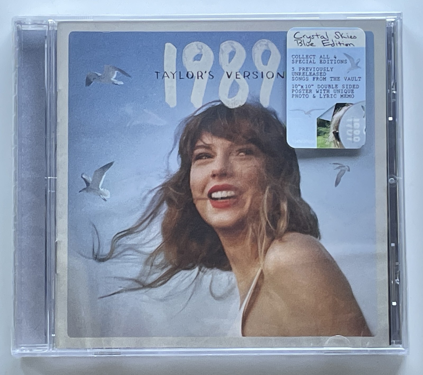 Taylor Swift - 1989 (Taylor's Version) CD Crystal Skies Blue Edition *New/Sealed