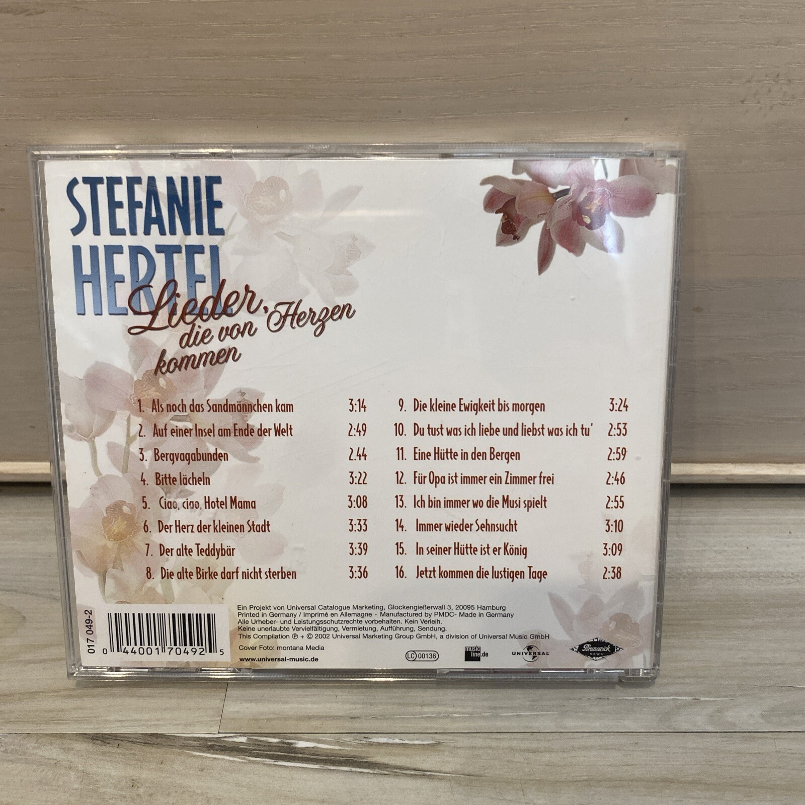 Stefanie Hertel CD Lieder, die von Herzen kommen Germany 🇩🇪 Import NM