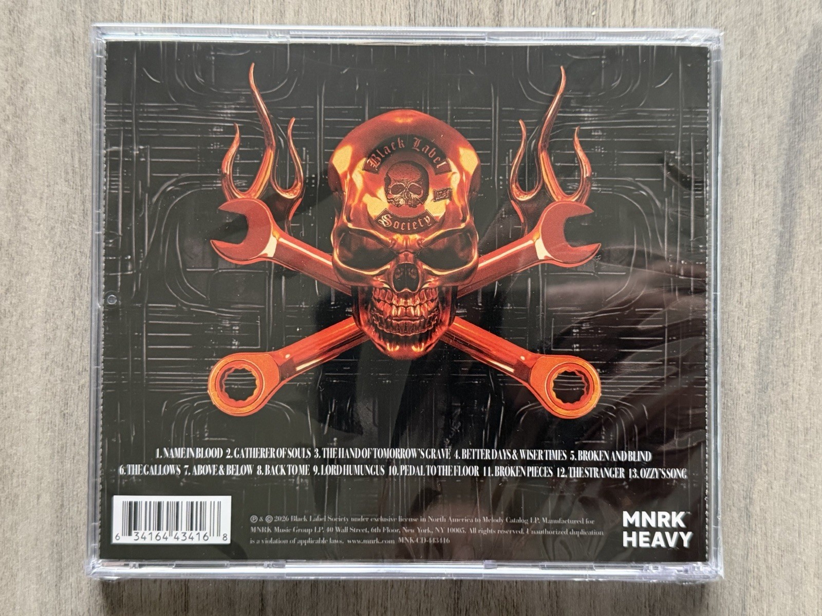 Black Label Society Engines of Demolition (Core Cover) - BRAND NEW SEALED CD